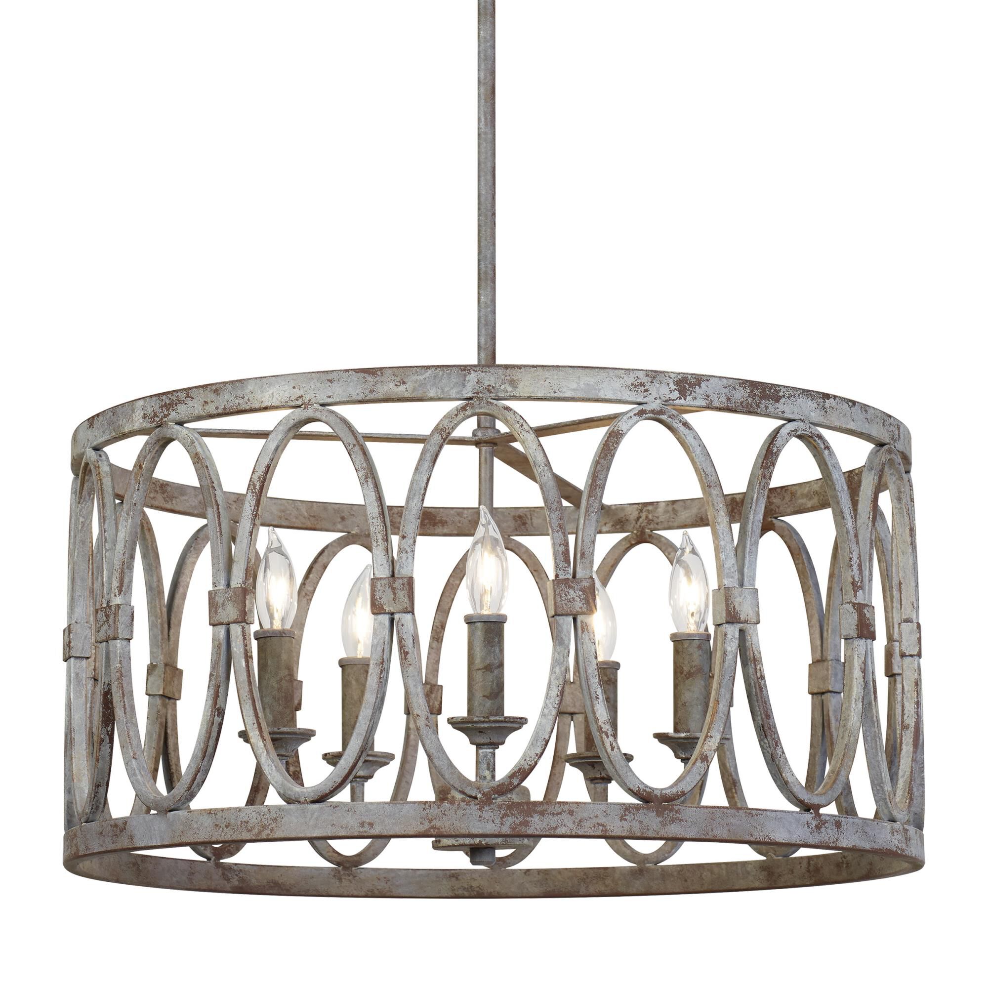 Sean Lavin Patrice 5 Light Mini Chandelier by Visual Comfort Studio Collection
