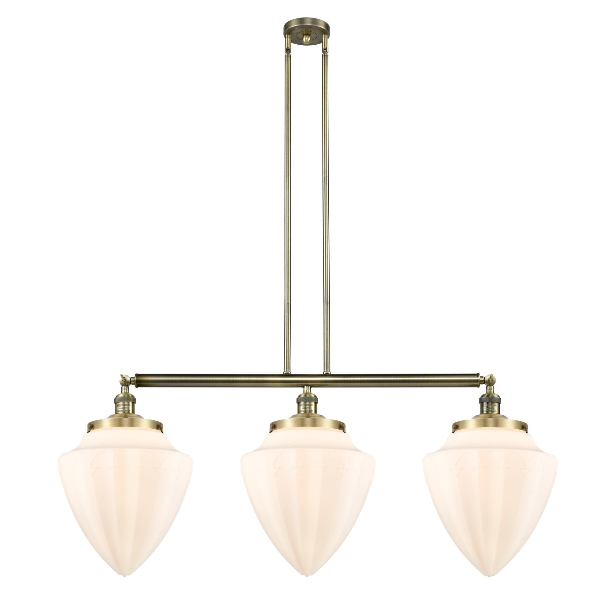 Bruno Marashlian Bullet 40 Inch 3 Light Linear Suspension Light by Innovations Lighting
