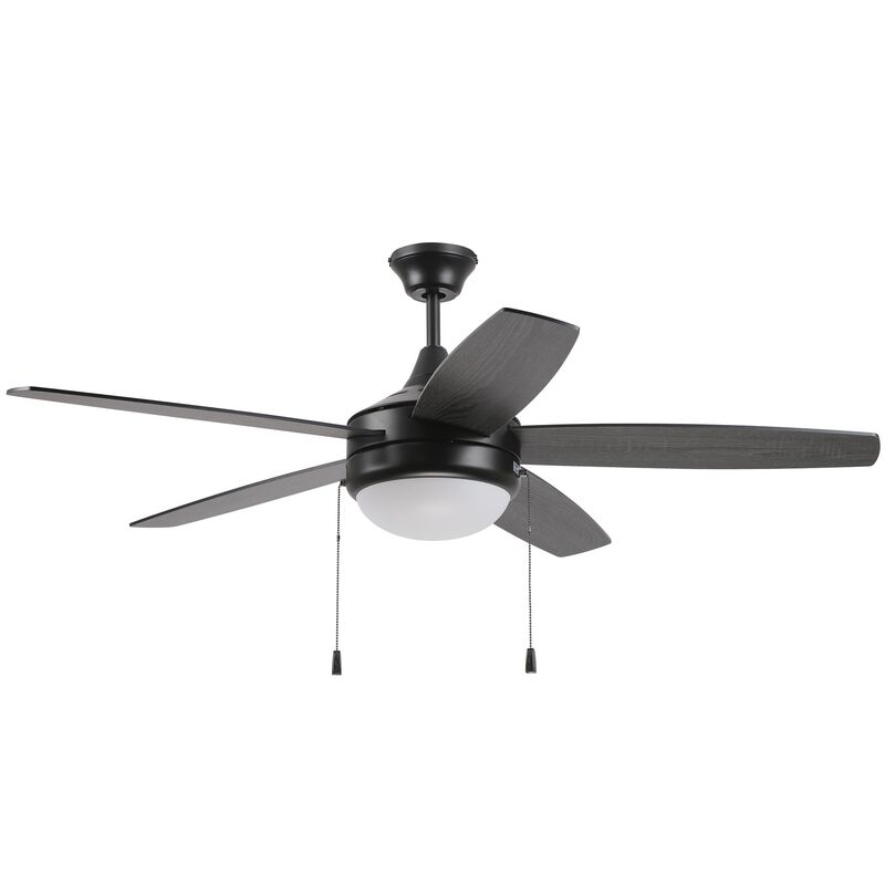 Phaze Energy Star 52 Inch 5 Blade Ceiling Fan with Light Kit by Craftmade