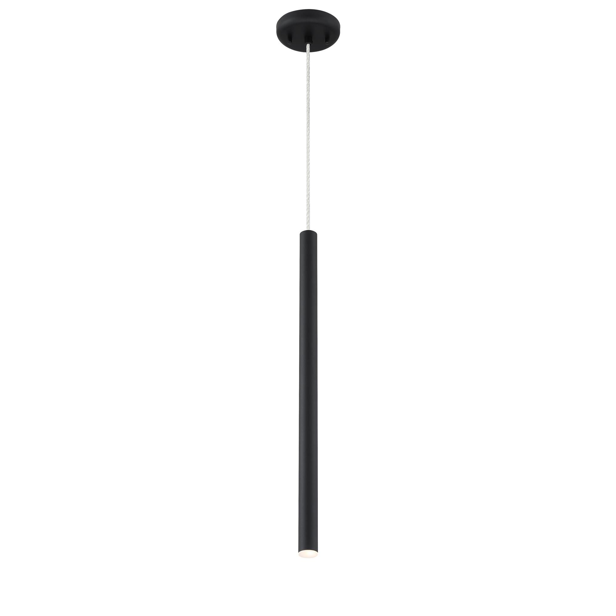 Shown in Matte Black finish and Steel glass and Steel shade