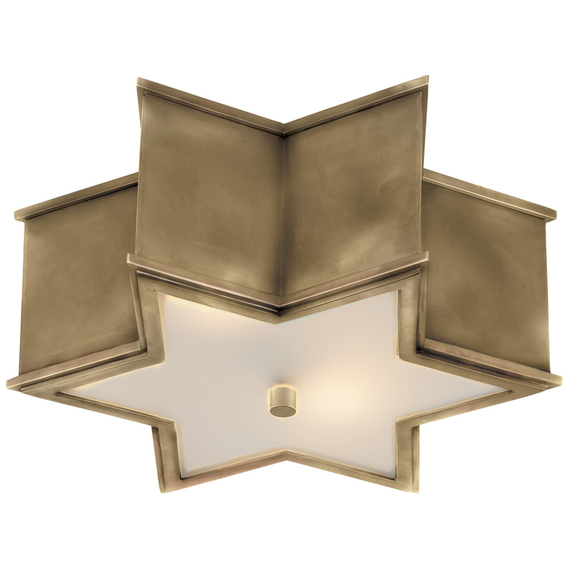 Alexa Hampton Sophia 13 Inch 2 Light Flush Mount by Visual Comfort Signature Collection