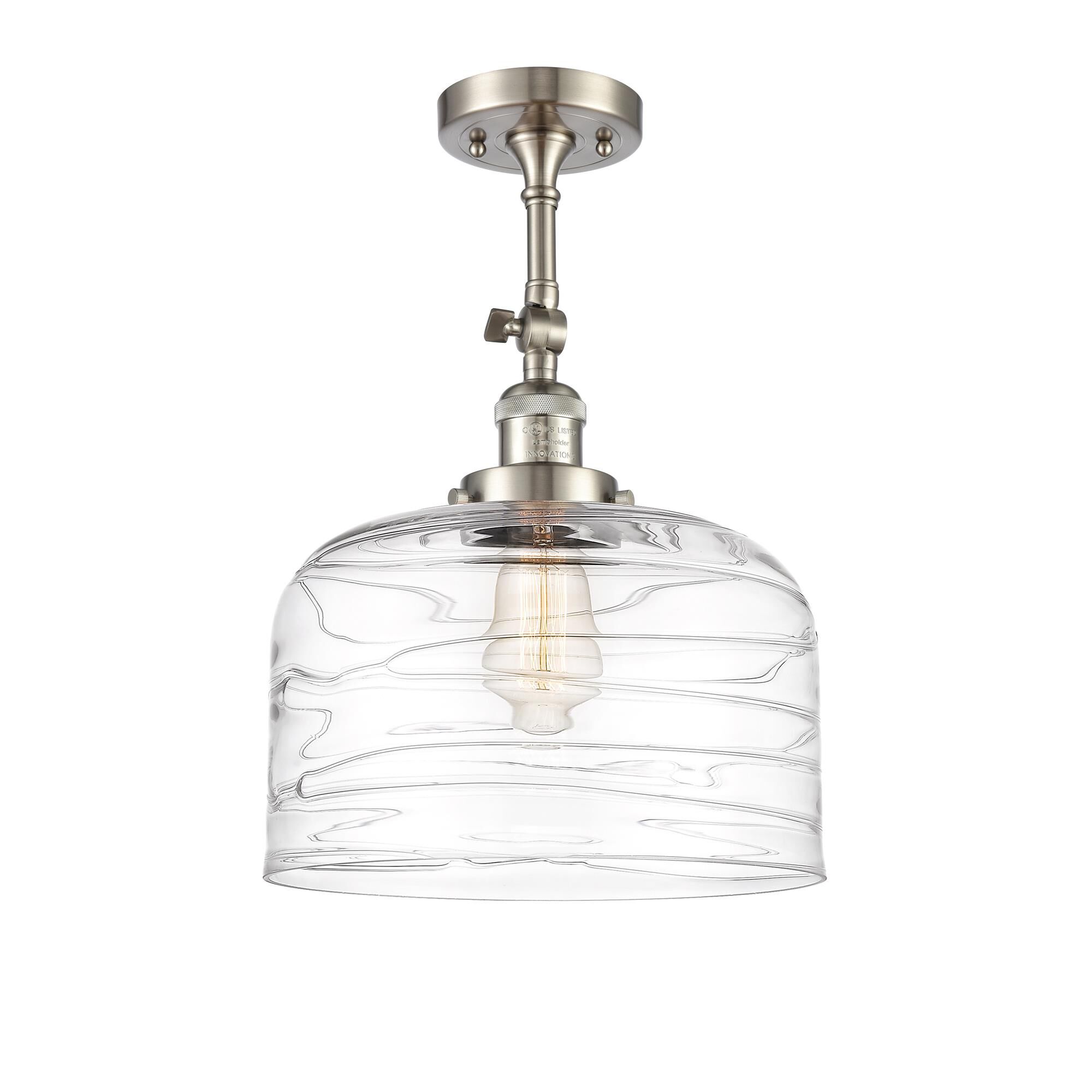 Bruno Marashlian Bell 12 Inch 1 Light Semi Flush Mount by Innovations Lighting