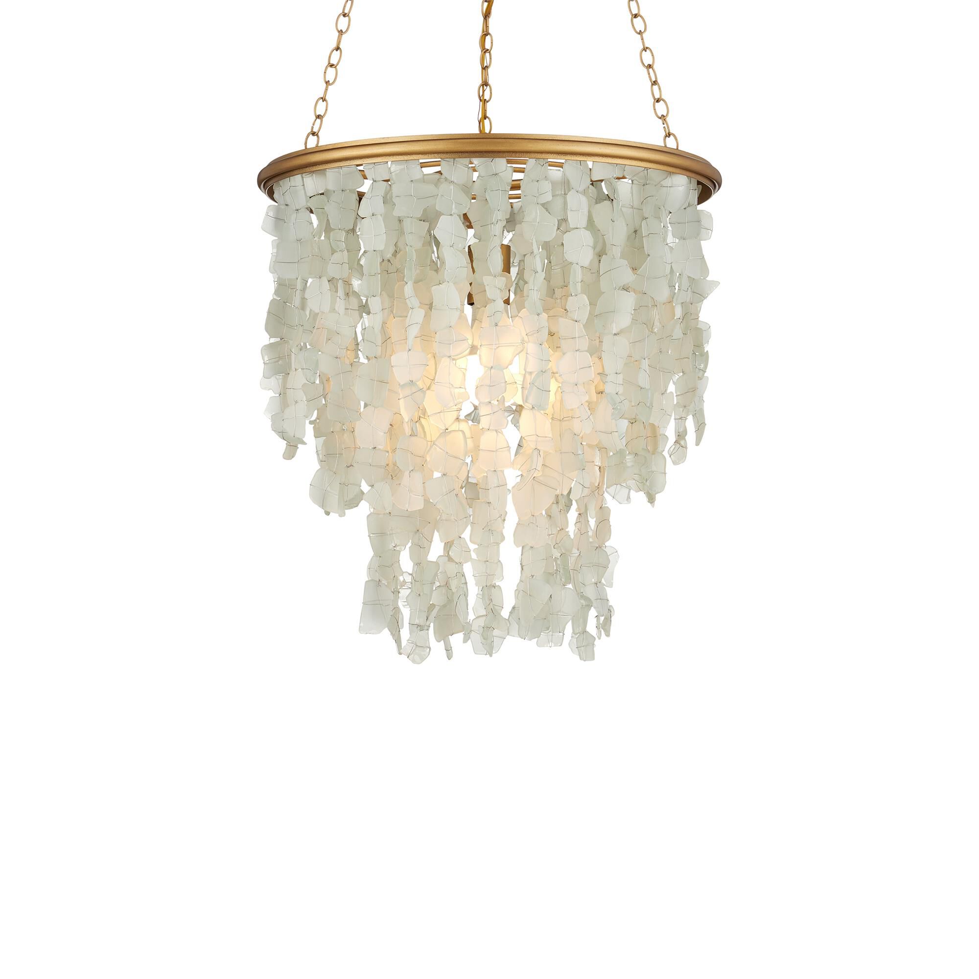 Shown in Seaglass and Contemporary Gold finish