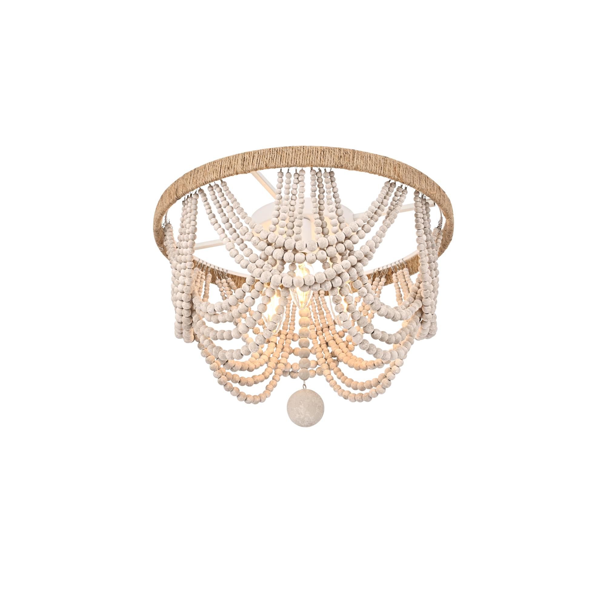 Jolie 16 Inch Flush Mount by Elegant Lighting