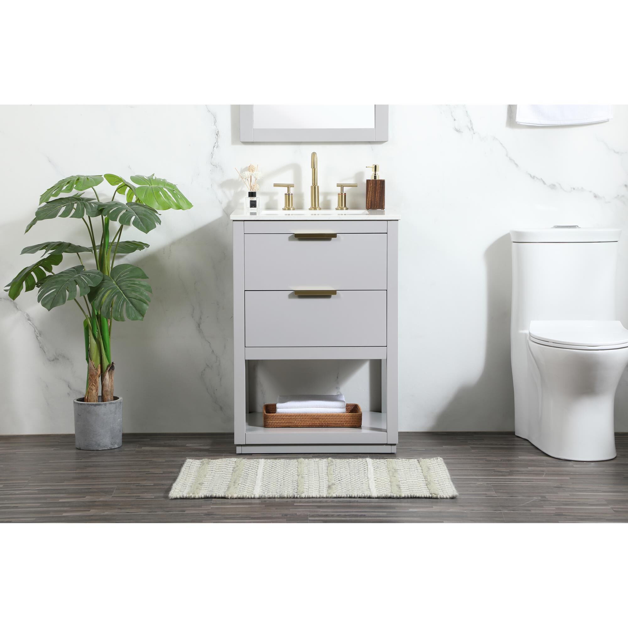 Larkin 24 Inch Bath Vanity by Elegant Decor