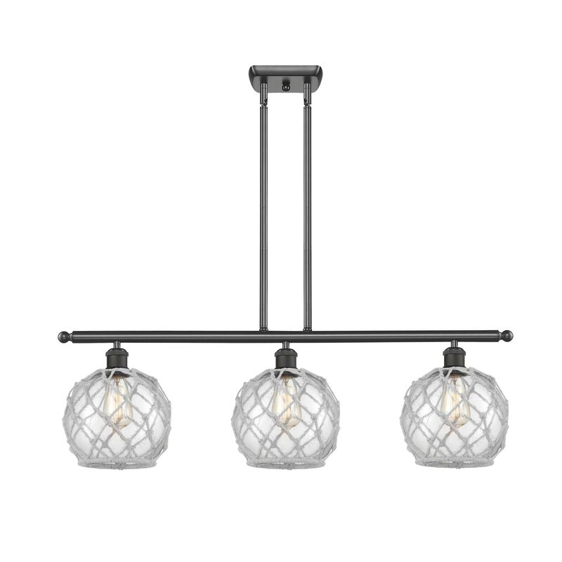 Bruno Marashlian Farmhouse Rope 36 Inch Linear Suspension Light by Innovations Lighting