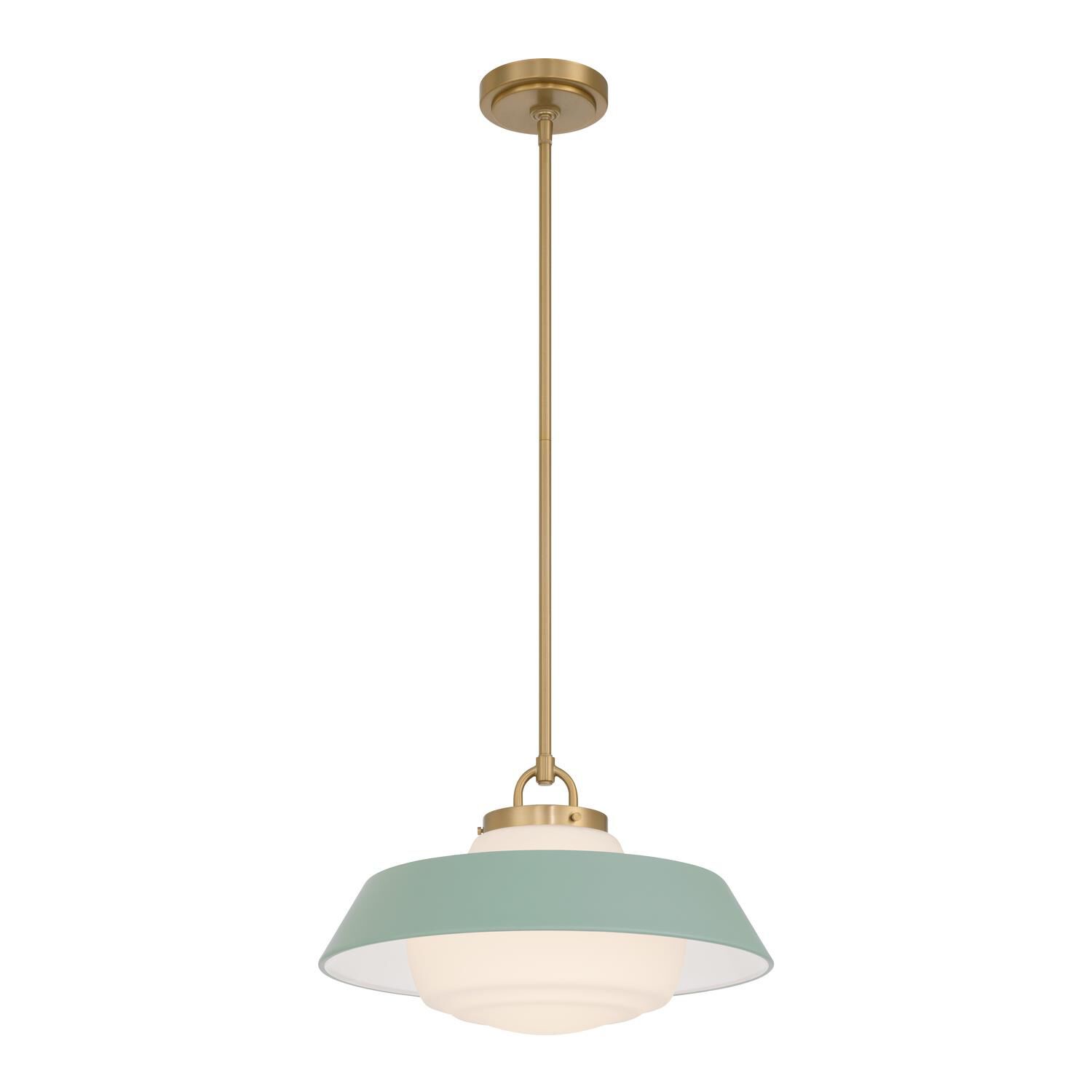 Shown in Vibrant Gold finish and Steel glass and Steel shade