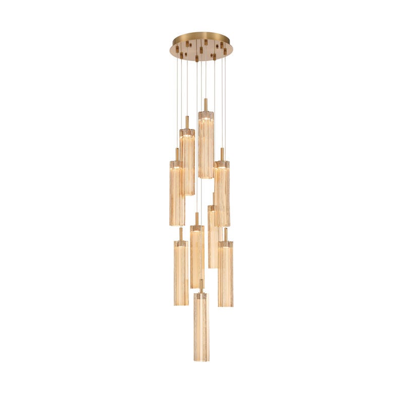 Addis 12 Inch Multi Light Pendant by Crystorama