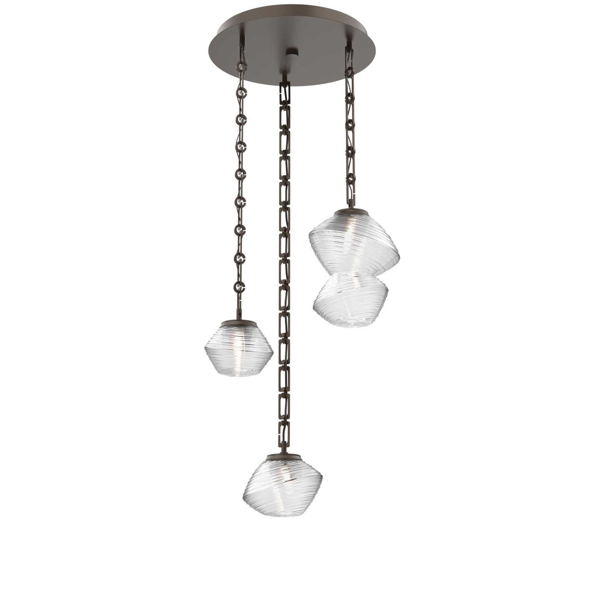 Shown in Flat Bronze finish and Clear glass