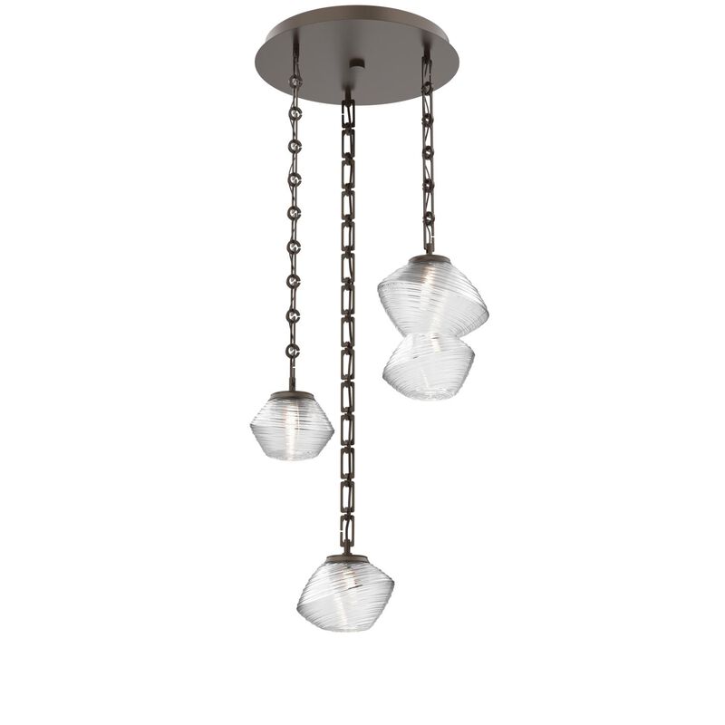 Levi Wilson Mesa 3 Light Multi Light Pendant by Hammerton Studio