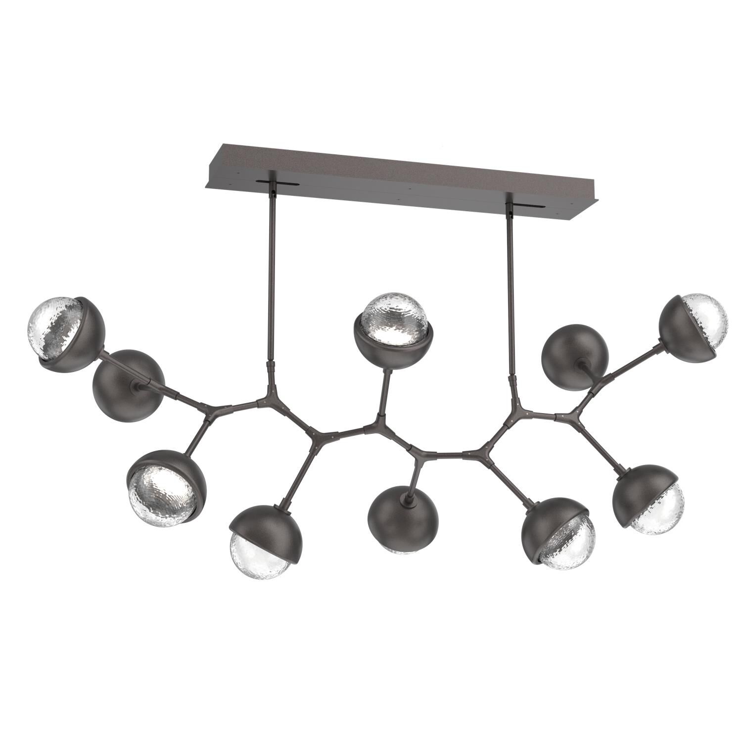 Levi Wilson Cabochon 56 Inch Linear Suspension Light by Hammerton Studio