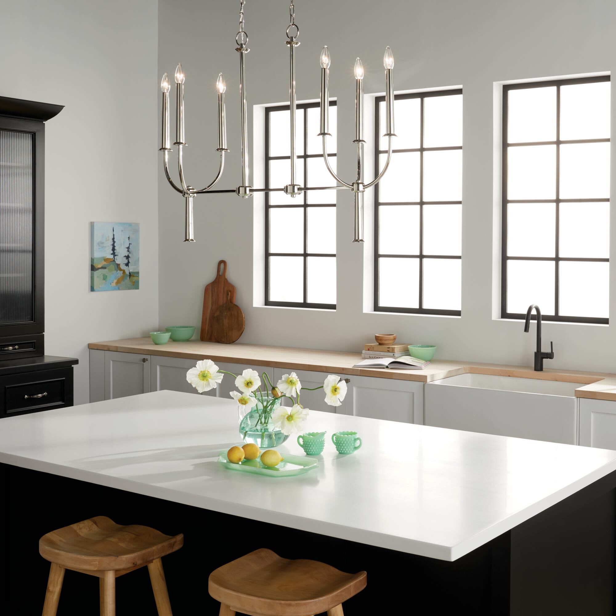 Shown in Polished Nickel finish