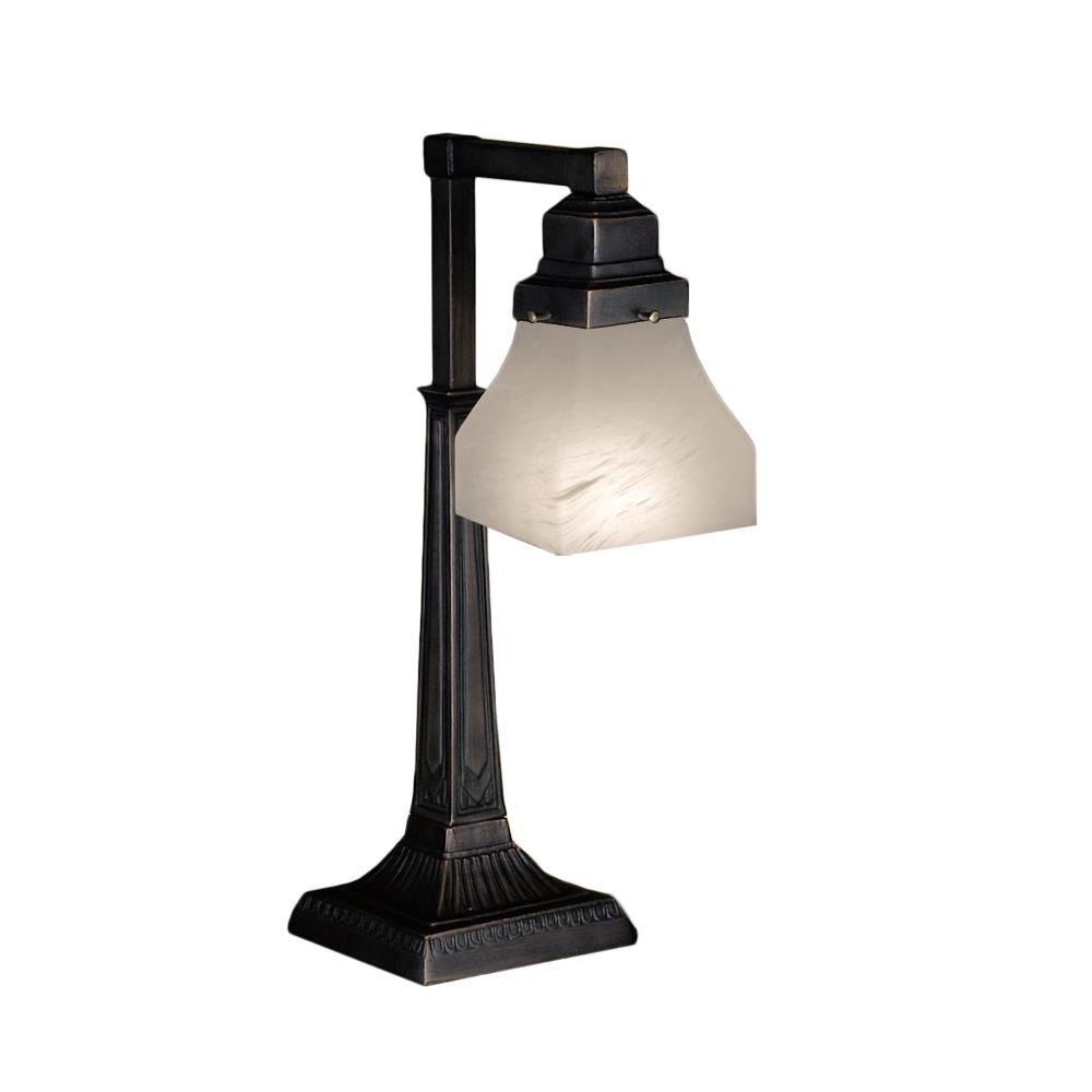 Shown in French Bronzed Finish finish and Alabaster White glass