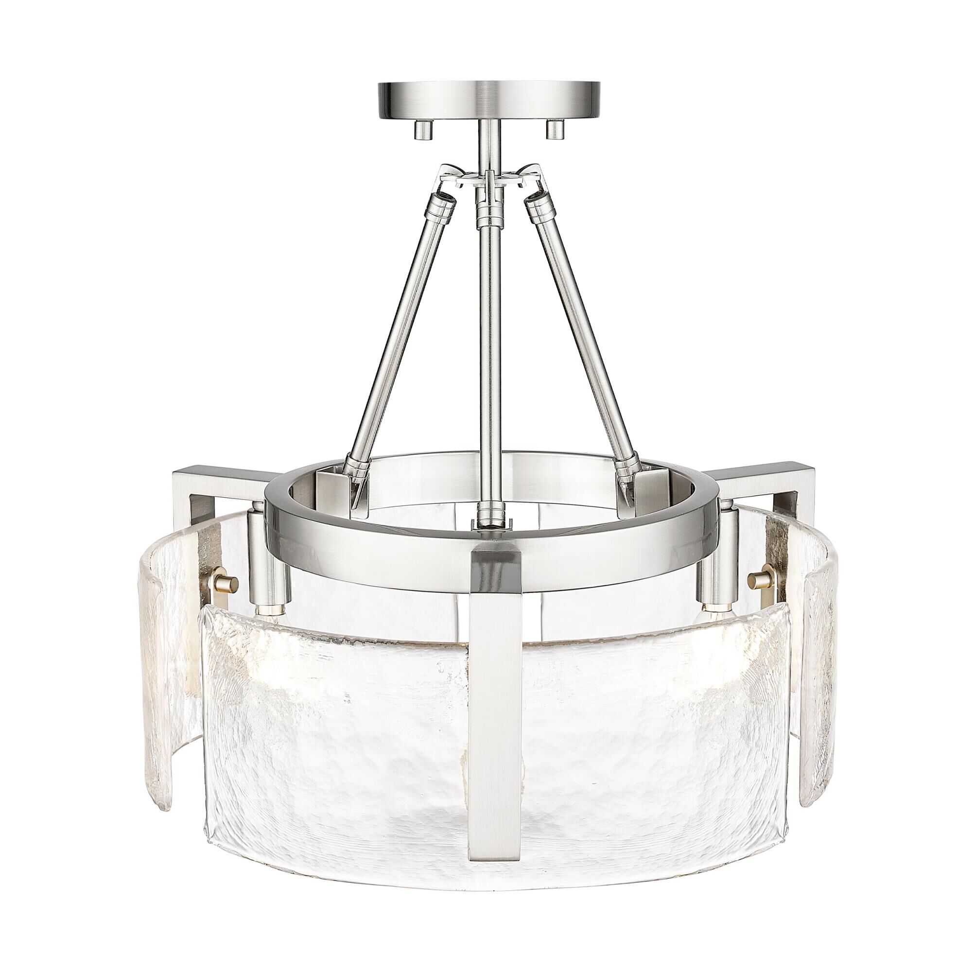 Shown in Pewter finish and Hammered Water glass