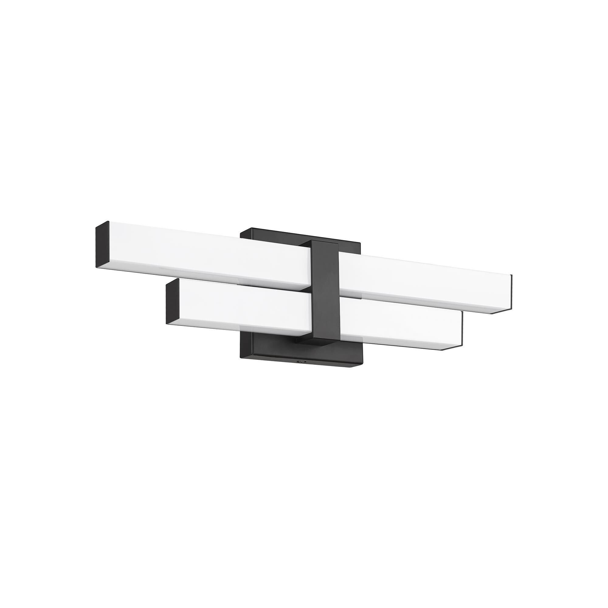 Shown in Matte Black finish and Frosted glass