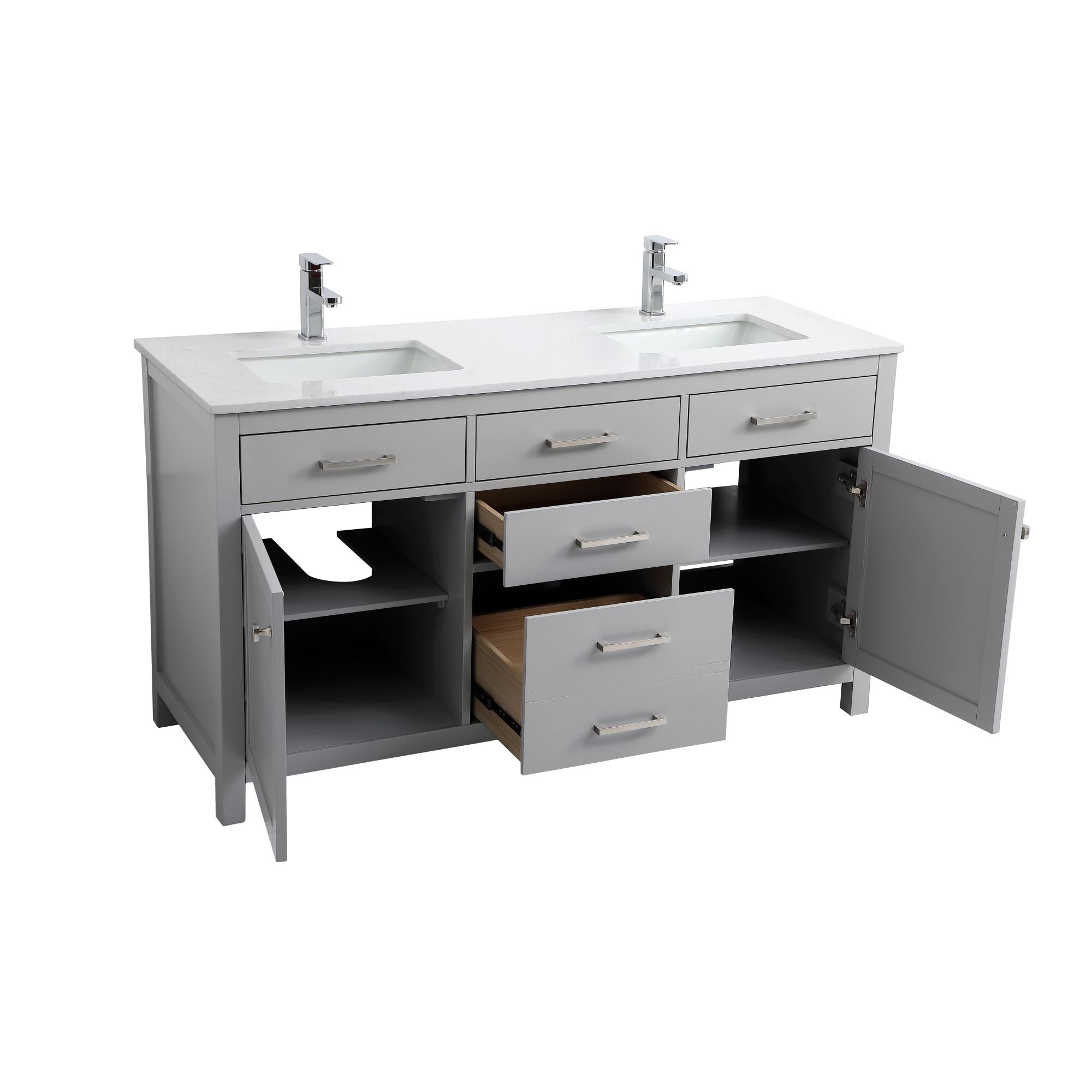 Shown in Grey finish