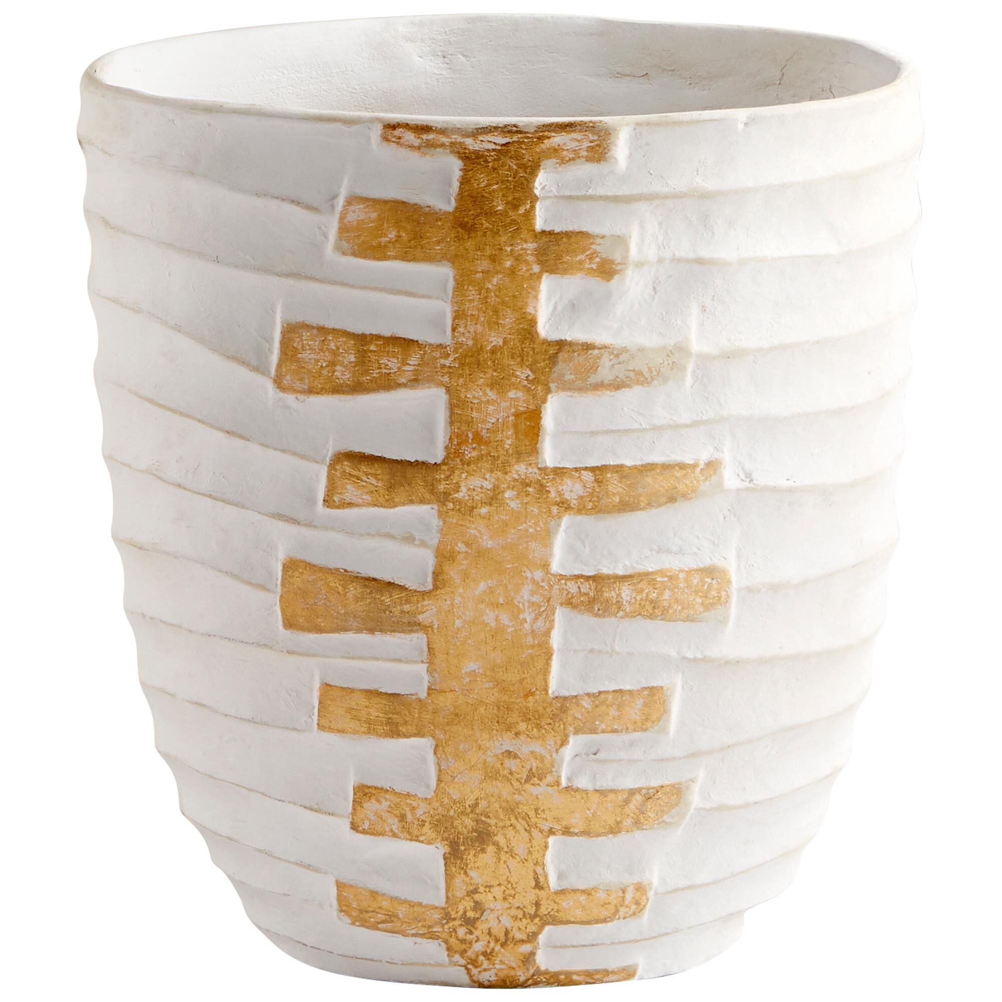 Shown in White And Gold finish