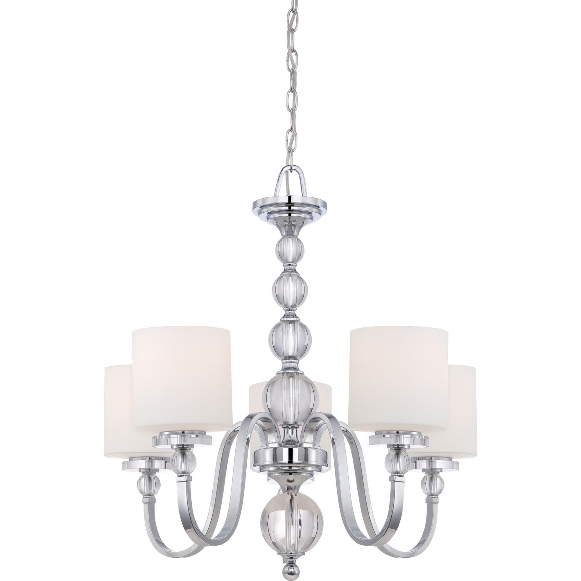 Downtown 27 Inch 5 Light Chandelier by Quoizel