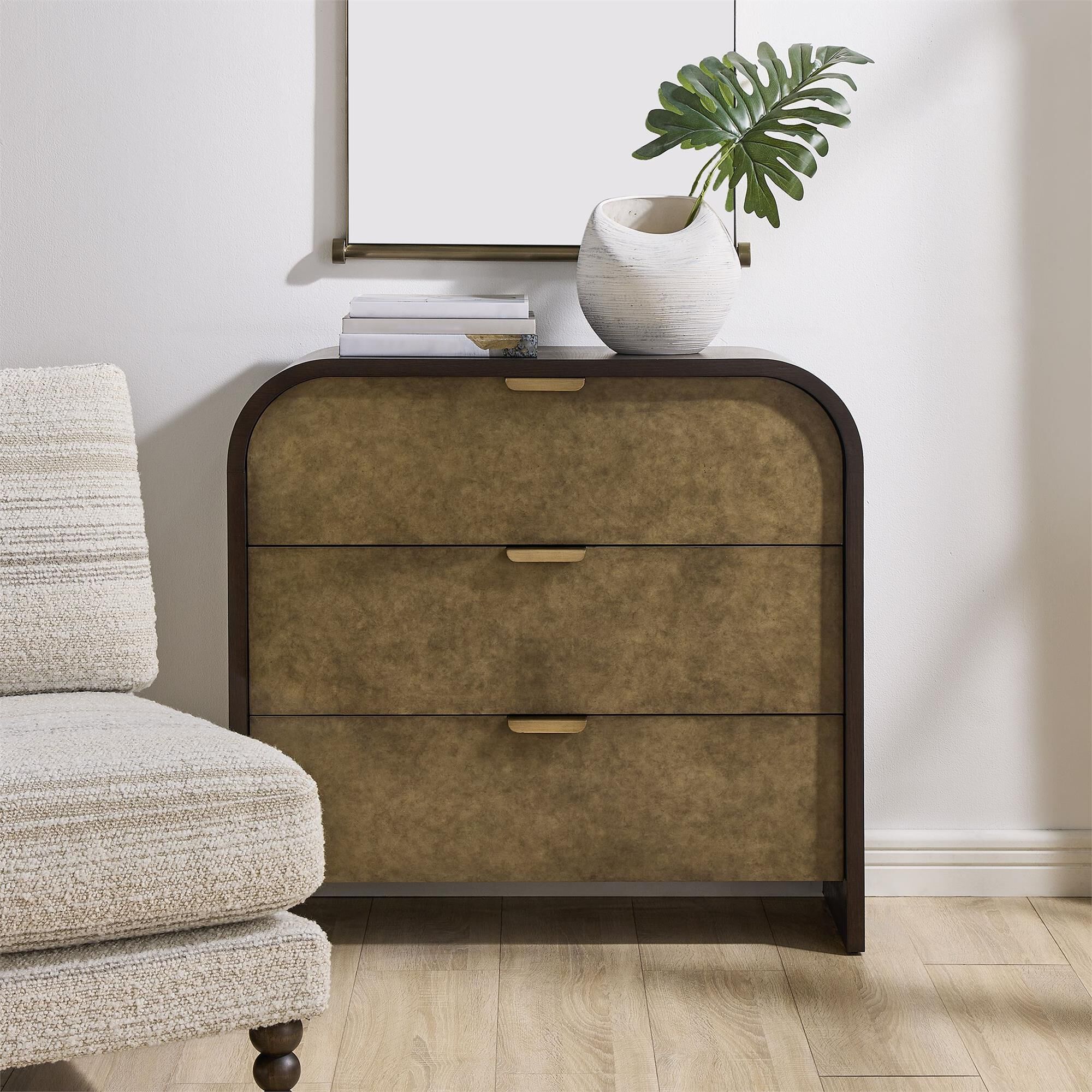 Shown in Brown, Gold, Woodtone finish