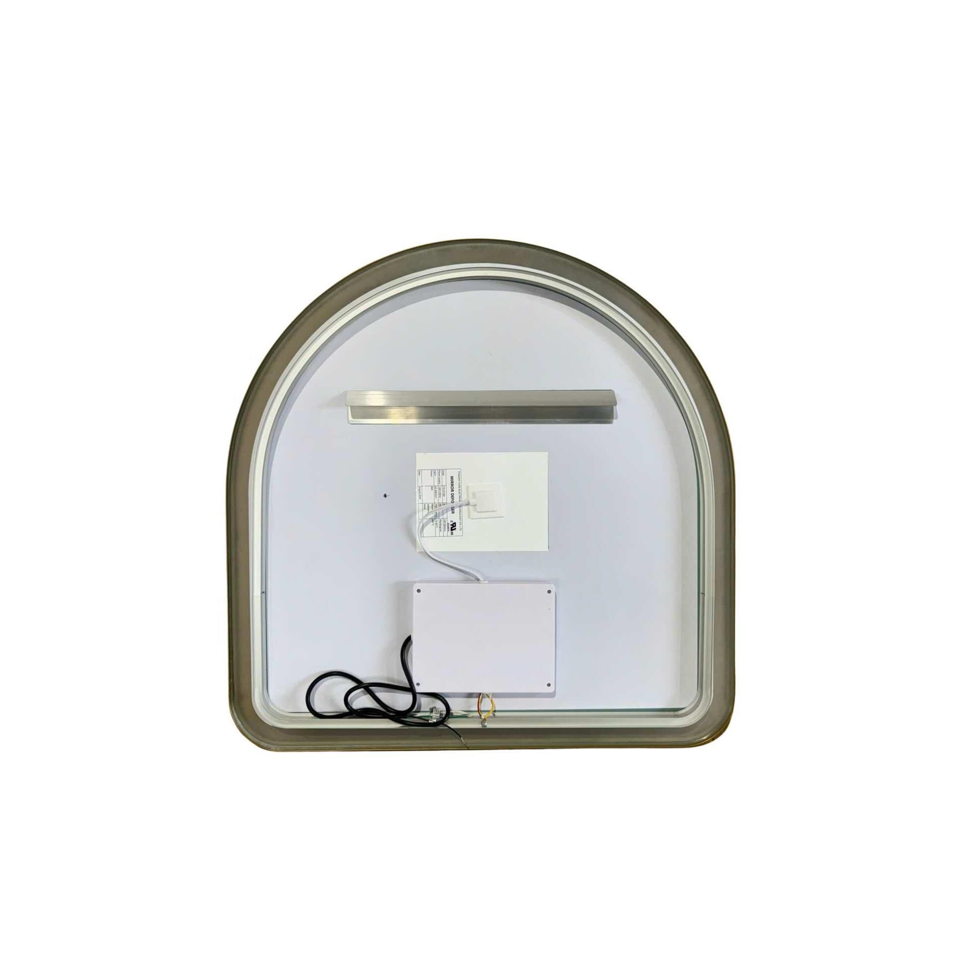 Harmoni 30 Inch Arched LED Lighted Mirror by Elegant Decor