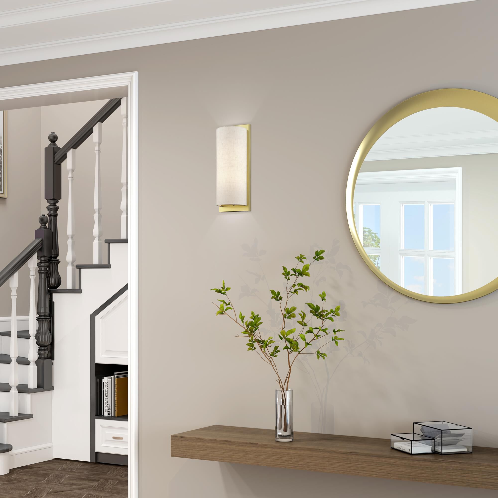 Brenton 6 Inch Wall Sconce by Livex Lighting
