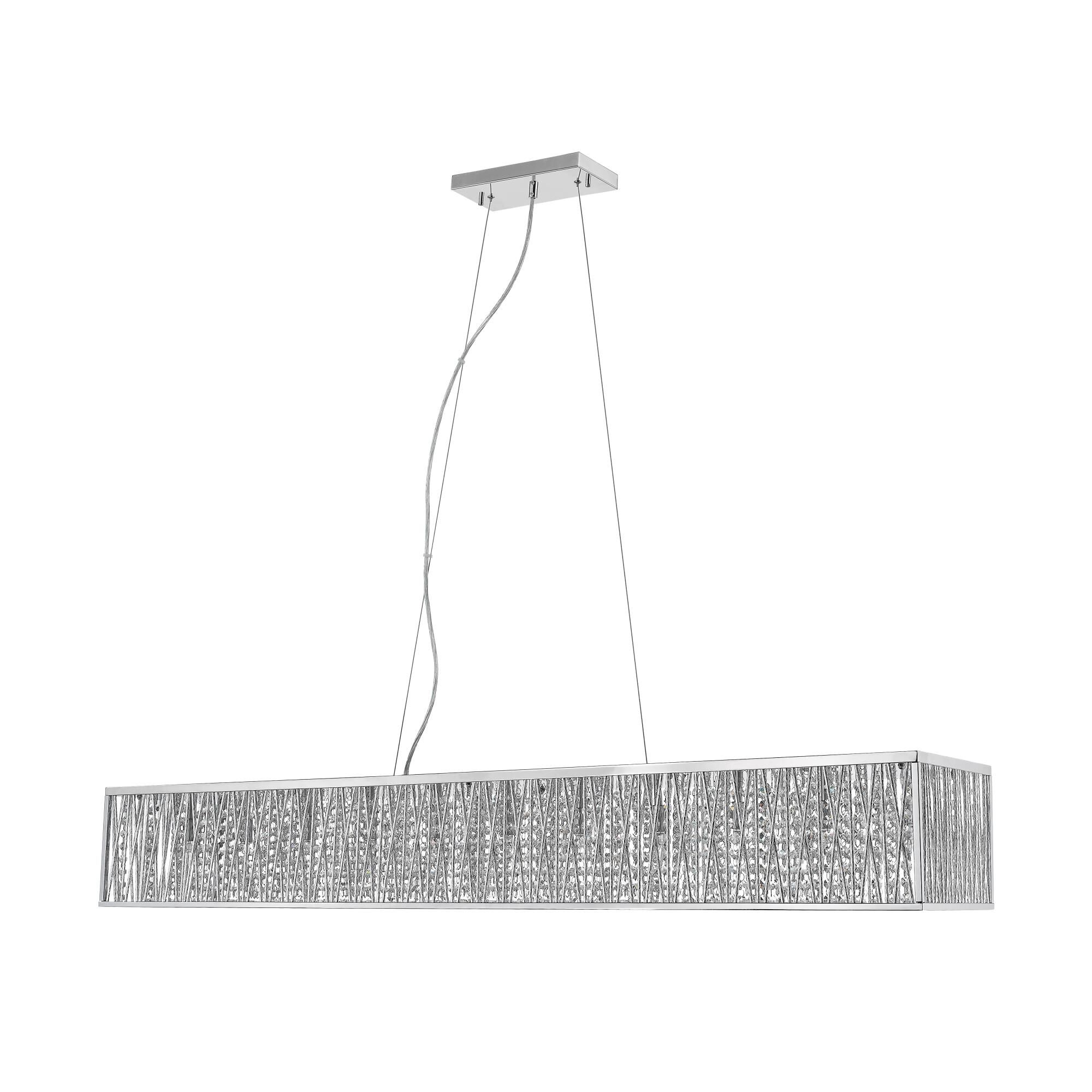 Terra 56 Inch 11 Light Linear Suspension Light by Z-Lite