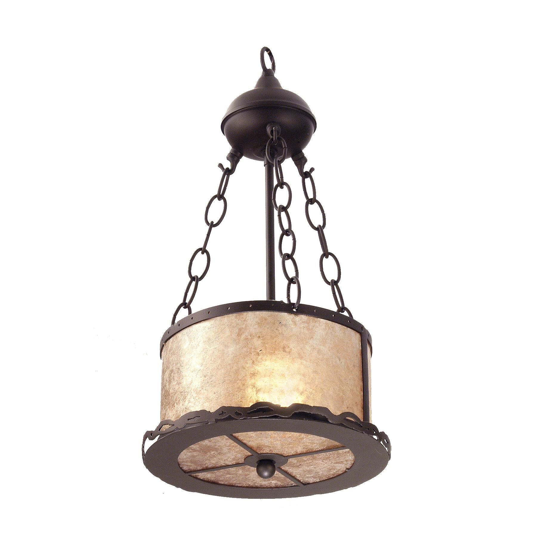 Shown in Timeless Bronze finish and Silver Mica glass