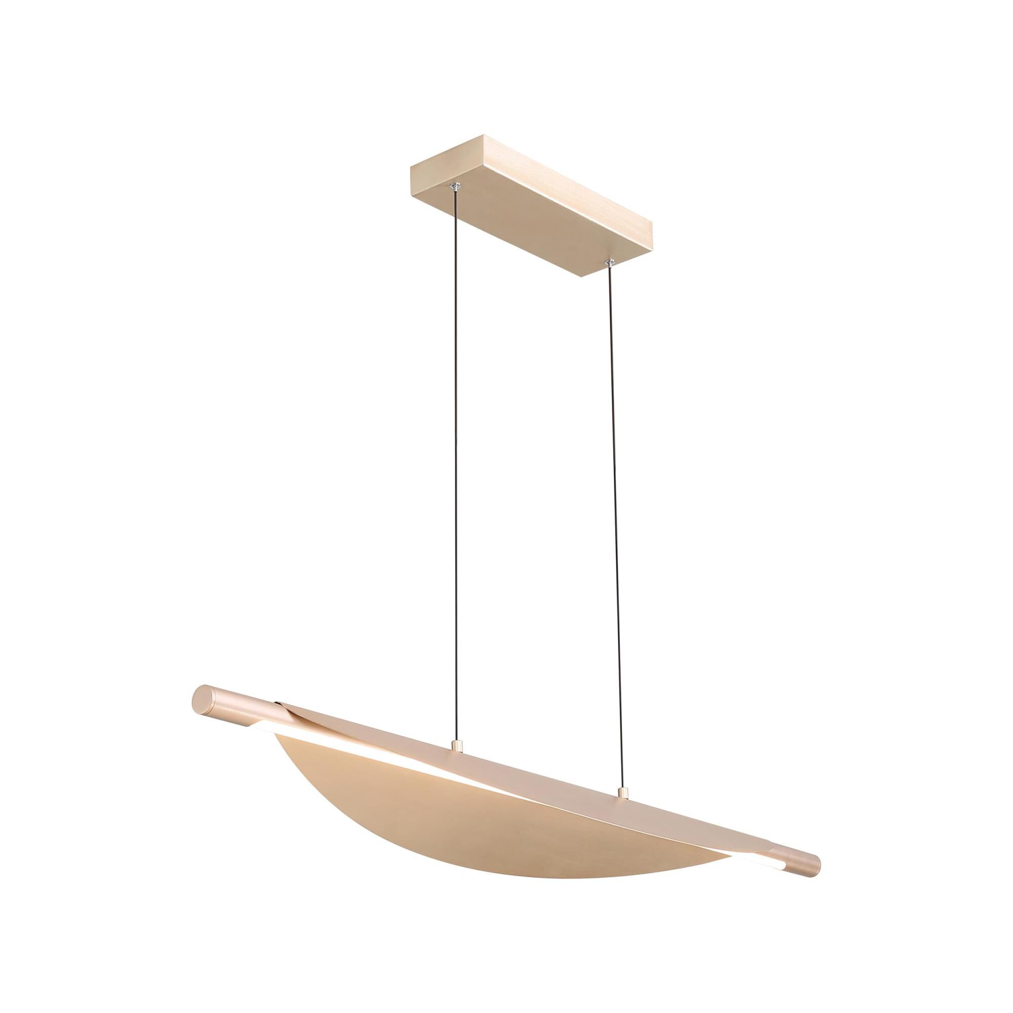 Luma 42 Inch Linear Suspension Light by Golden Lighting