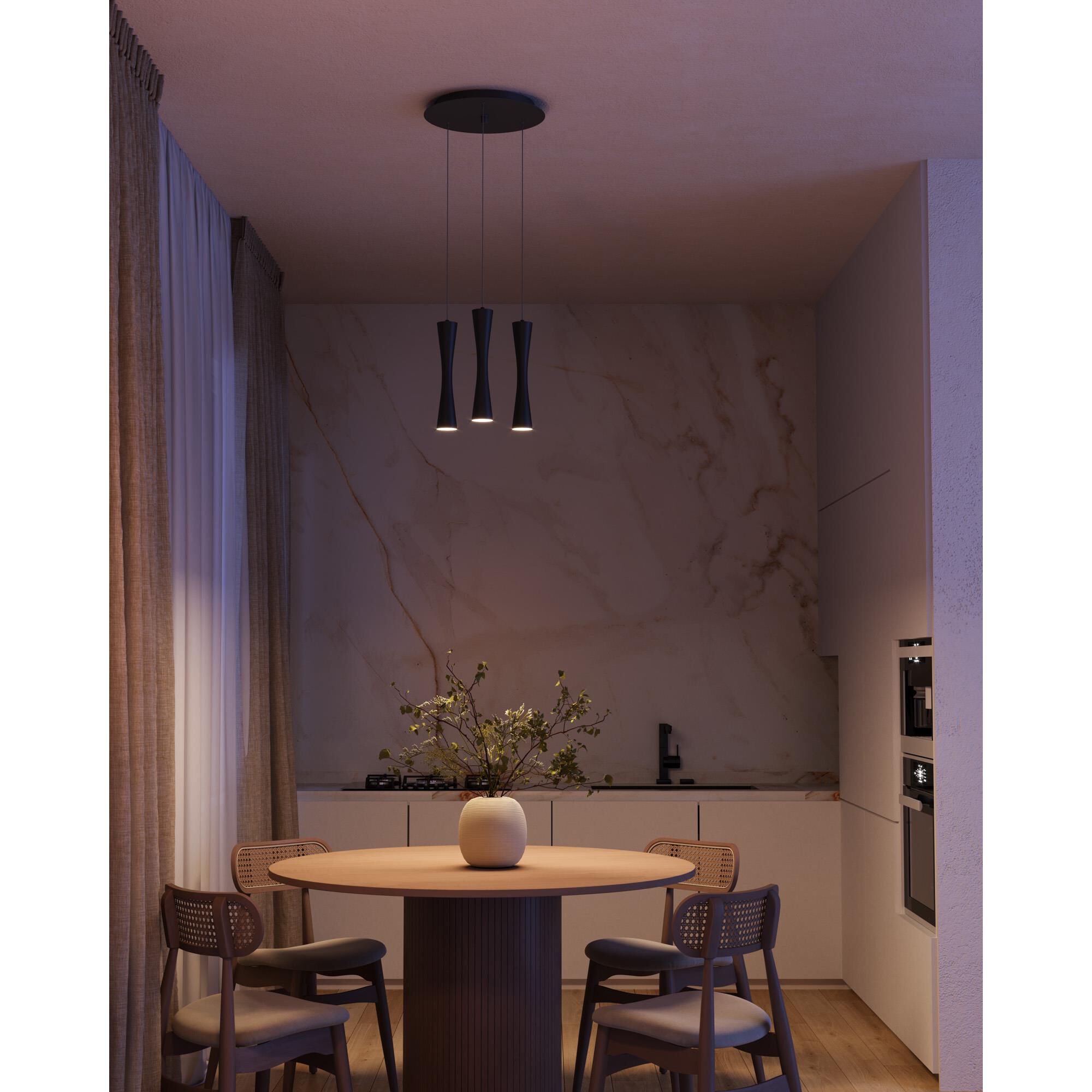 Shown in Black finish