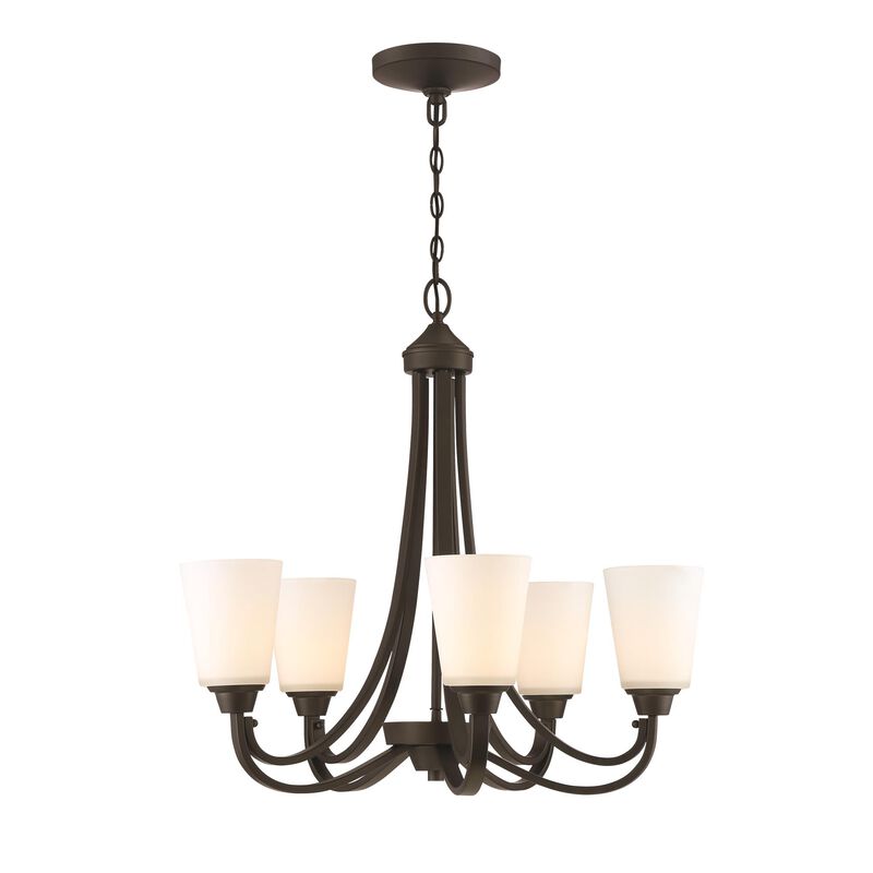 Grace 26 Inch 5 Light Chandelier by Craftmade