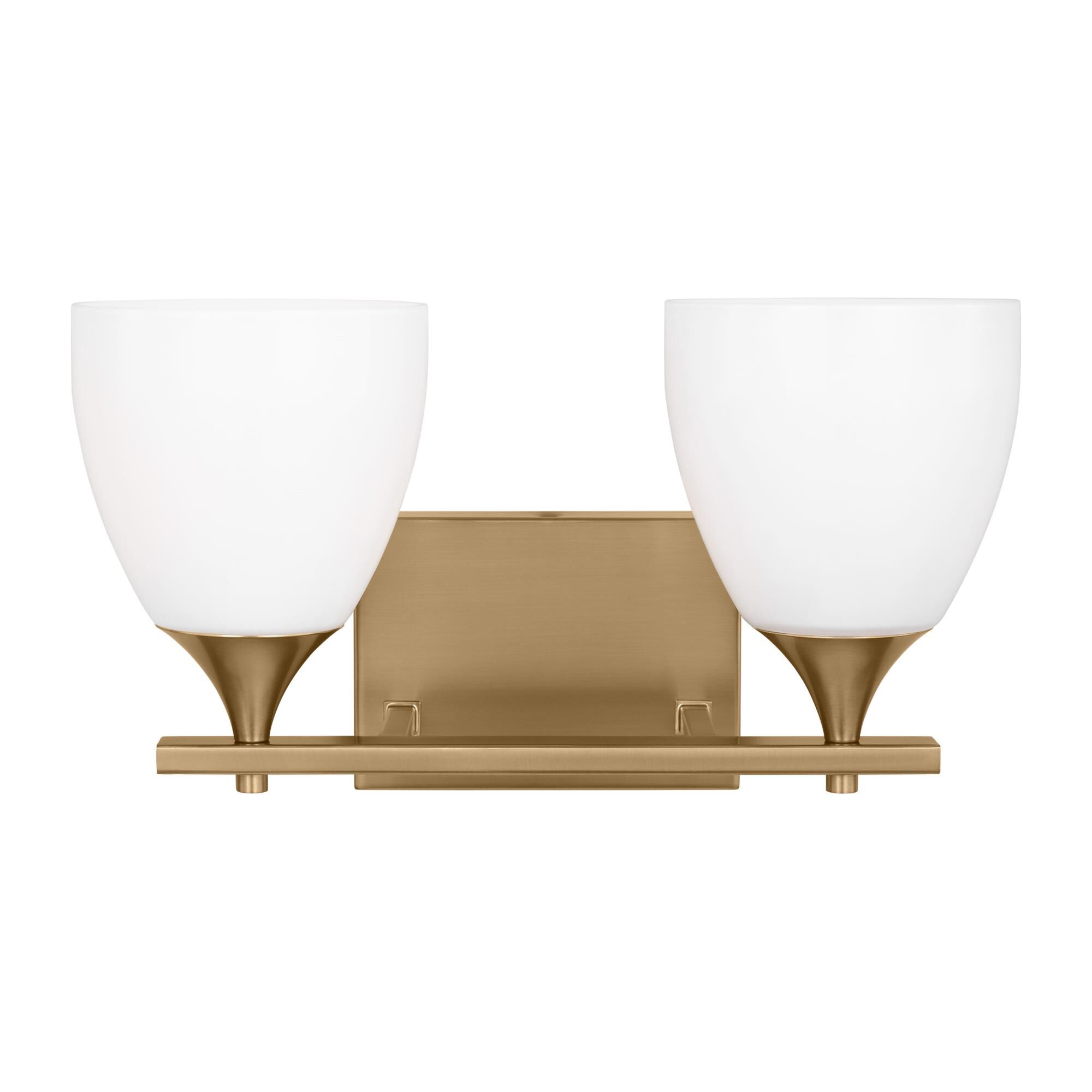 Shown in Satin Brass finish and Milk Glass s shade