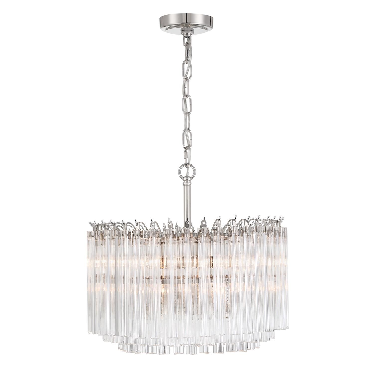 Lofton 18 Inch Mini Chandelier by Crystorama