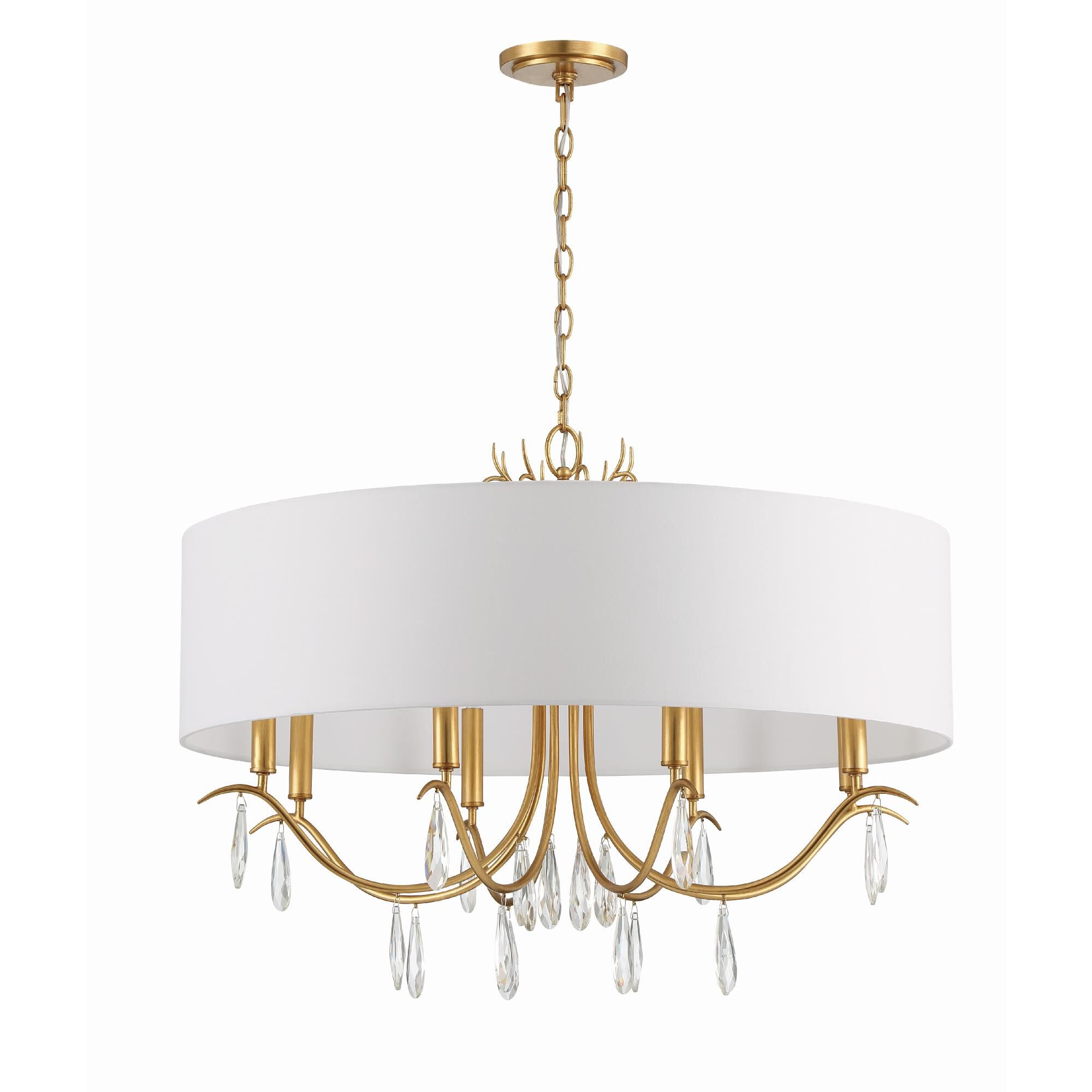 Rollins 32 Inch Chandelier by Crystorama