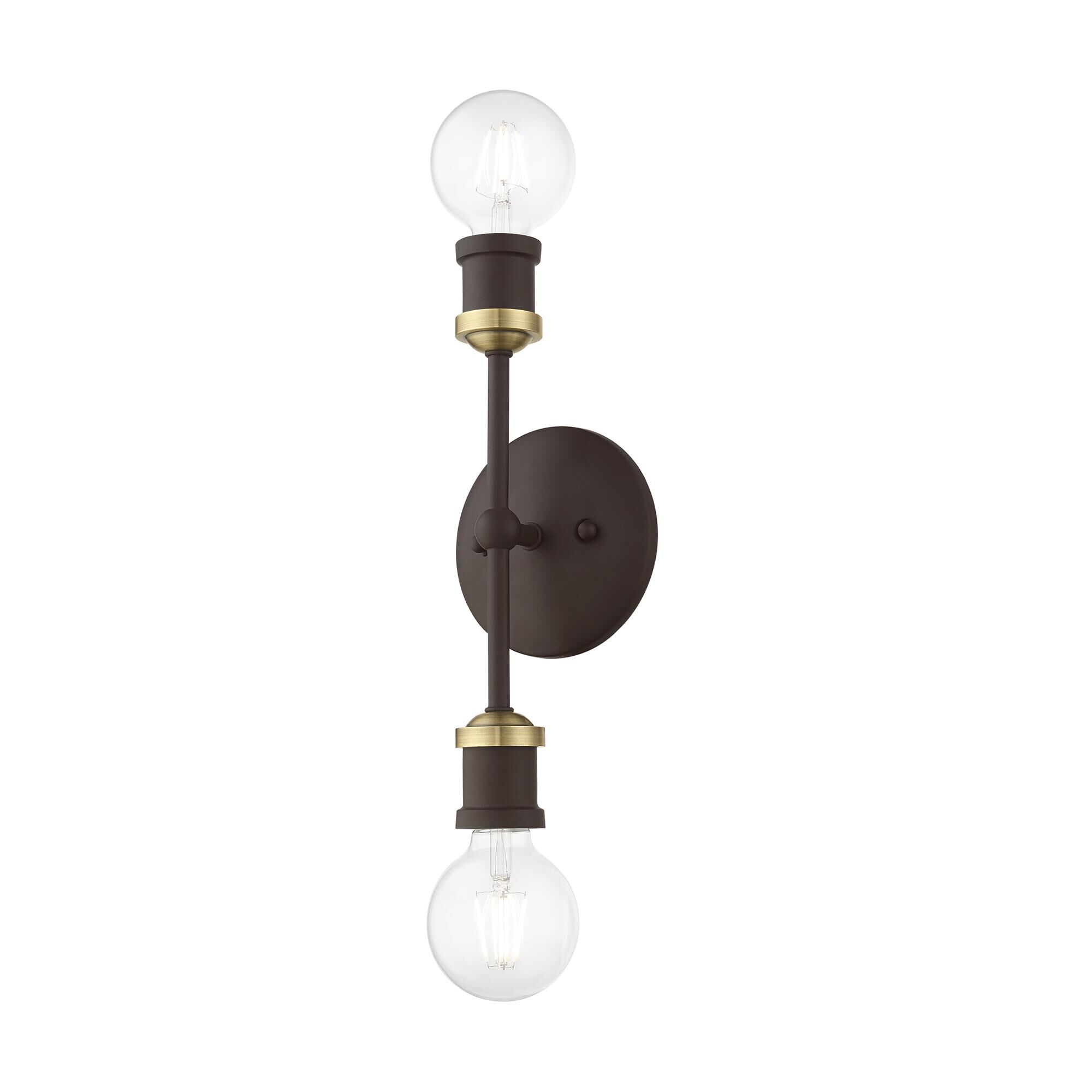Shown in Bronze with Antique Brass Accents finish