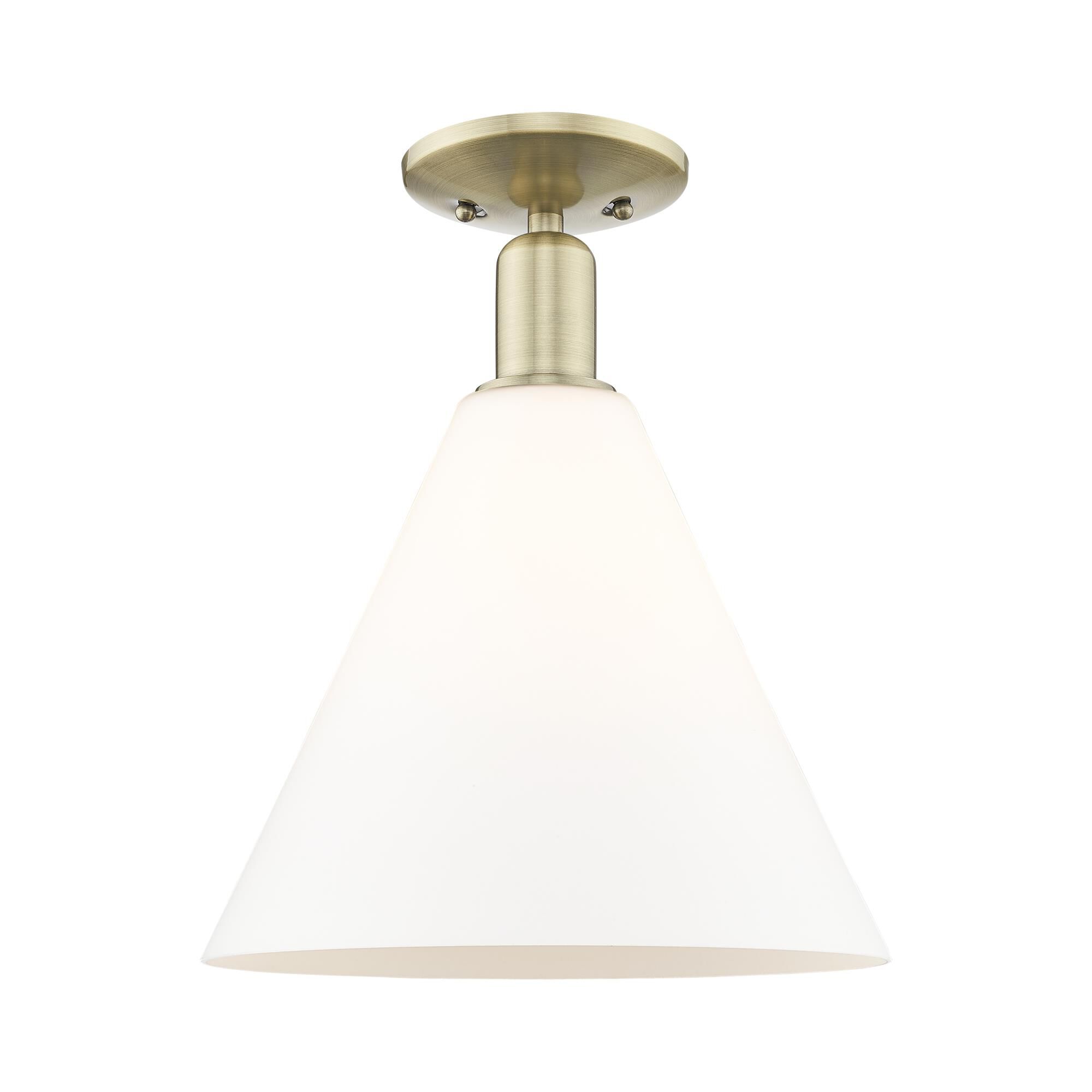 Bruno Marashlian Berkshire Glass 12 Inch Semi Flush Mount by Innovations Lighting