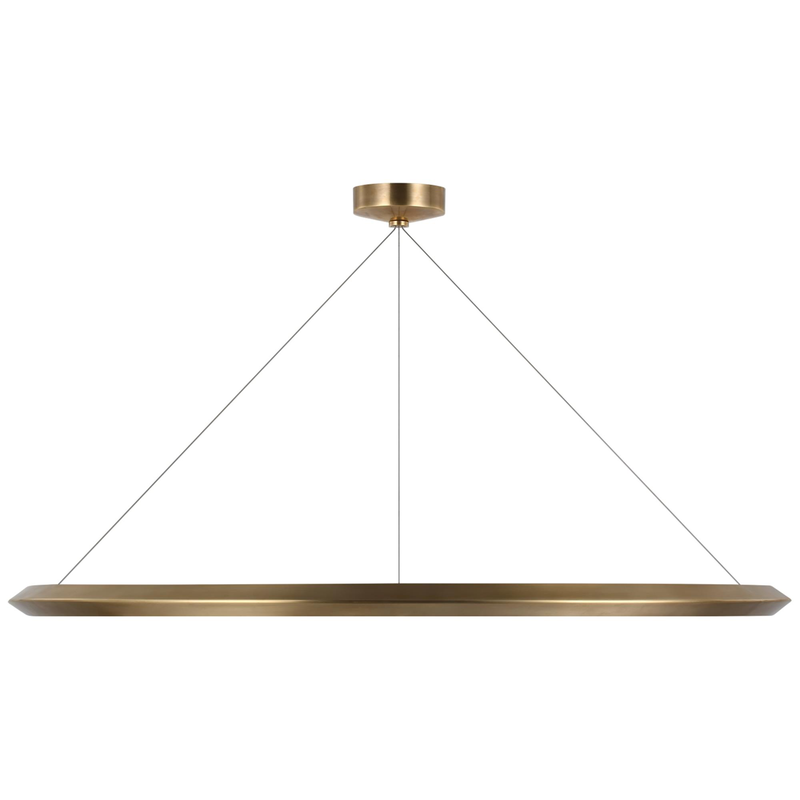 Visual Comfort Signature Collection Peter Bristol Racetrack 48 Inch LED Chandelier