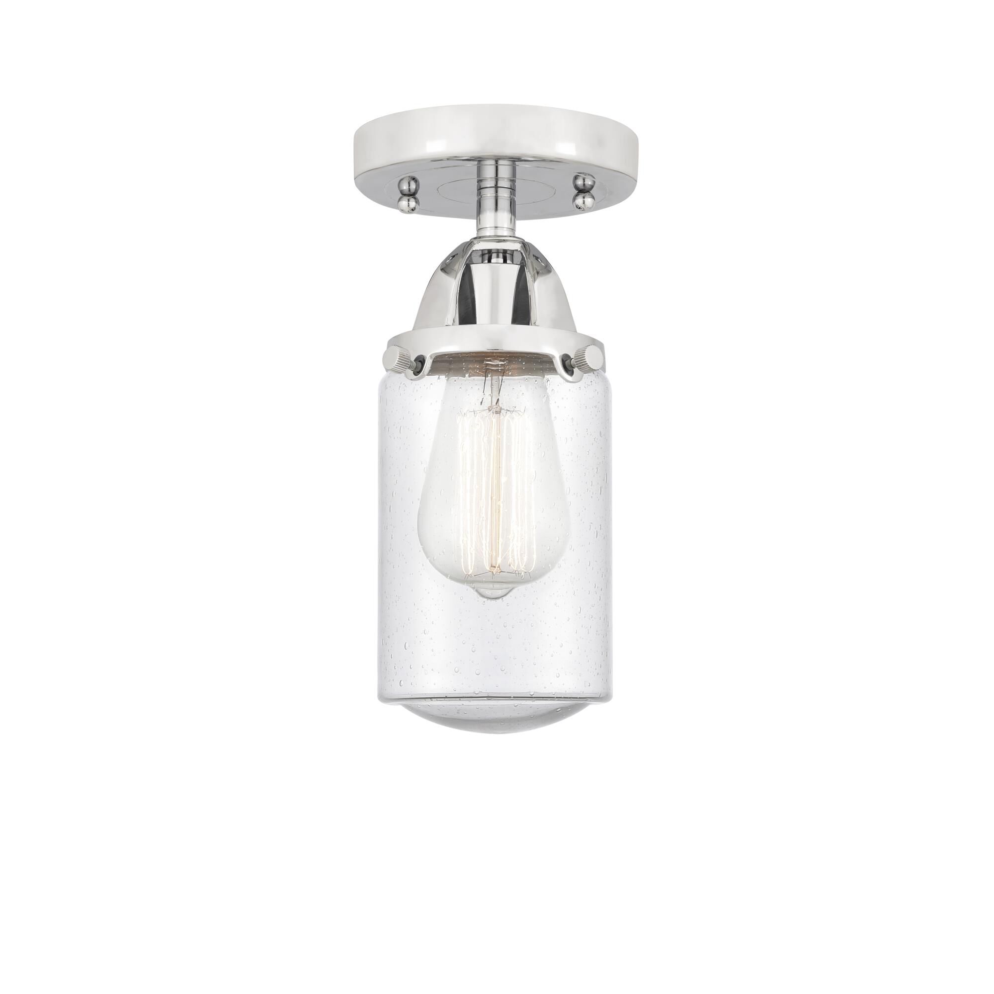 Bruno Marashlian Dover 4 Inch 1 Light Semi Flush Mount by Innovations Lighting