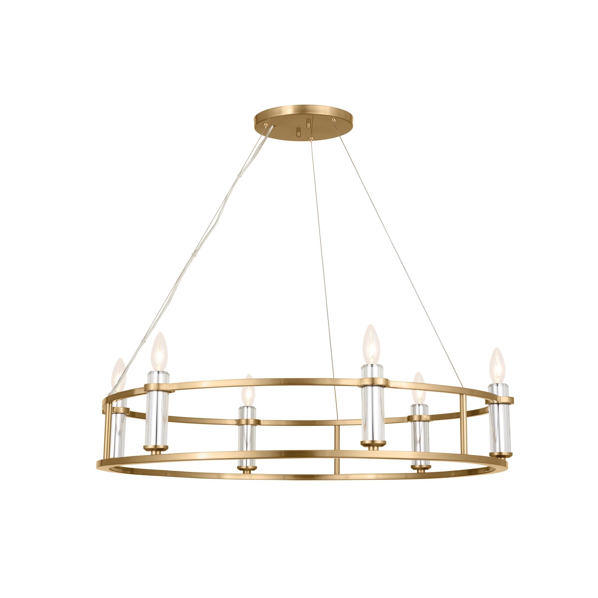 Shown in Brushed Natural Brass finish