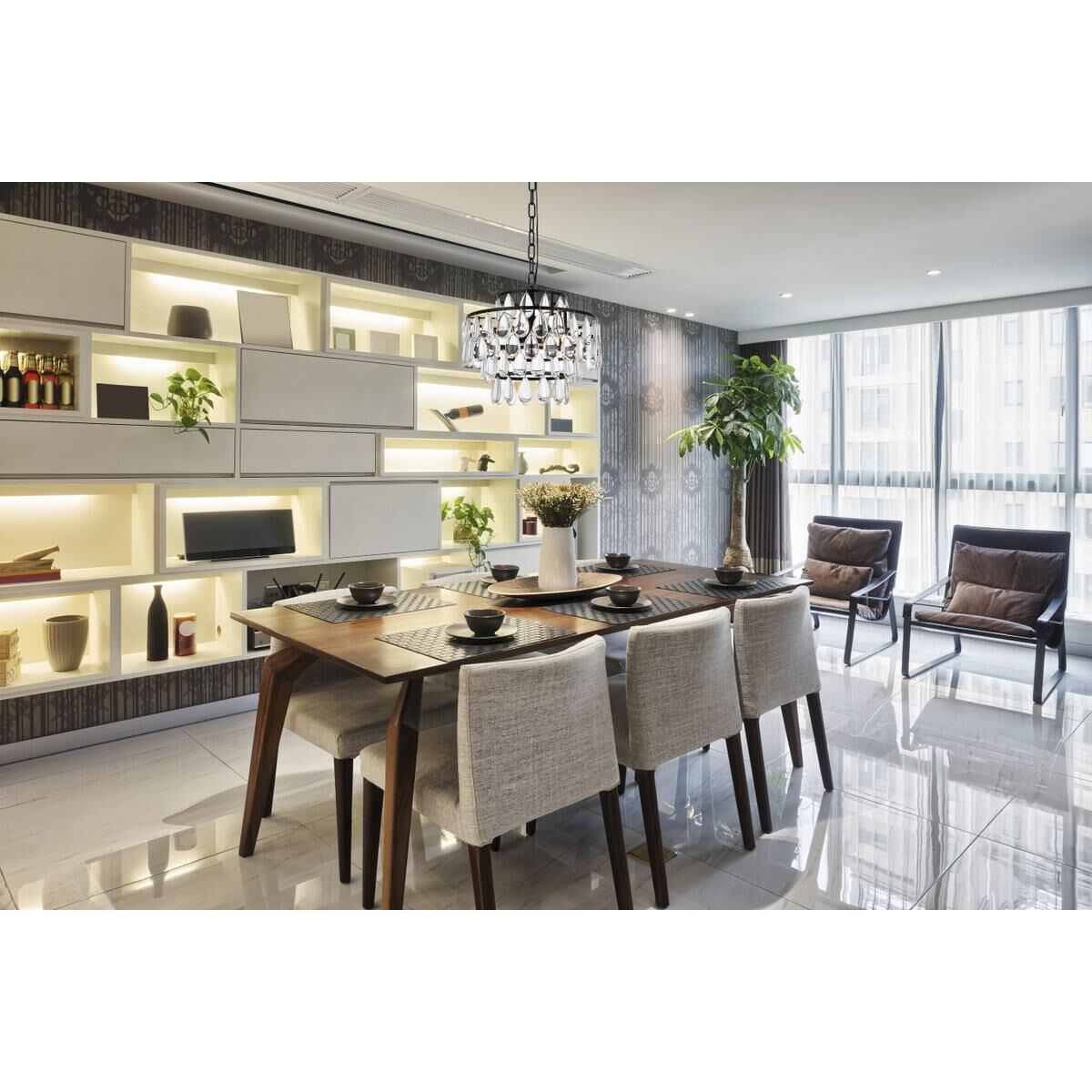 Mila 14 Inch Large Pendant by Elegant Lighting