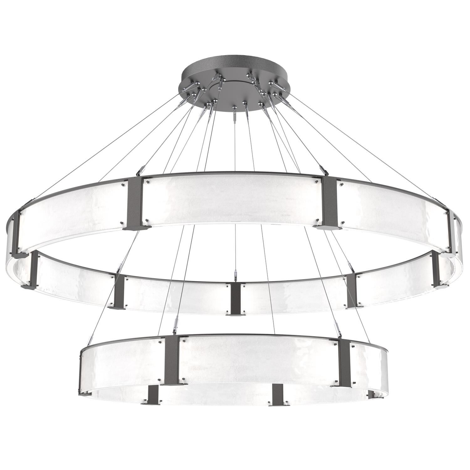 Shown in Graphite finish and Clear Granite glass