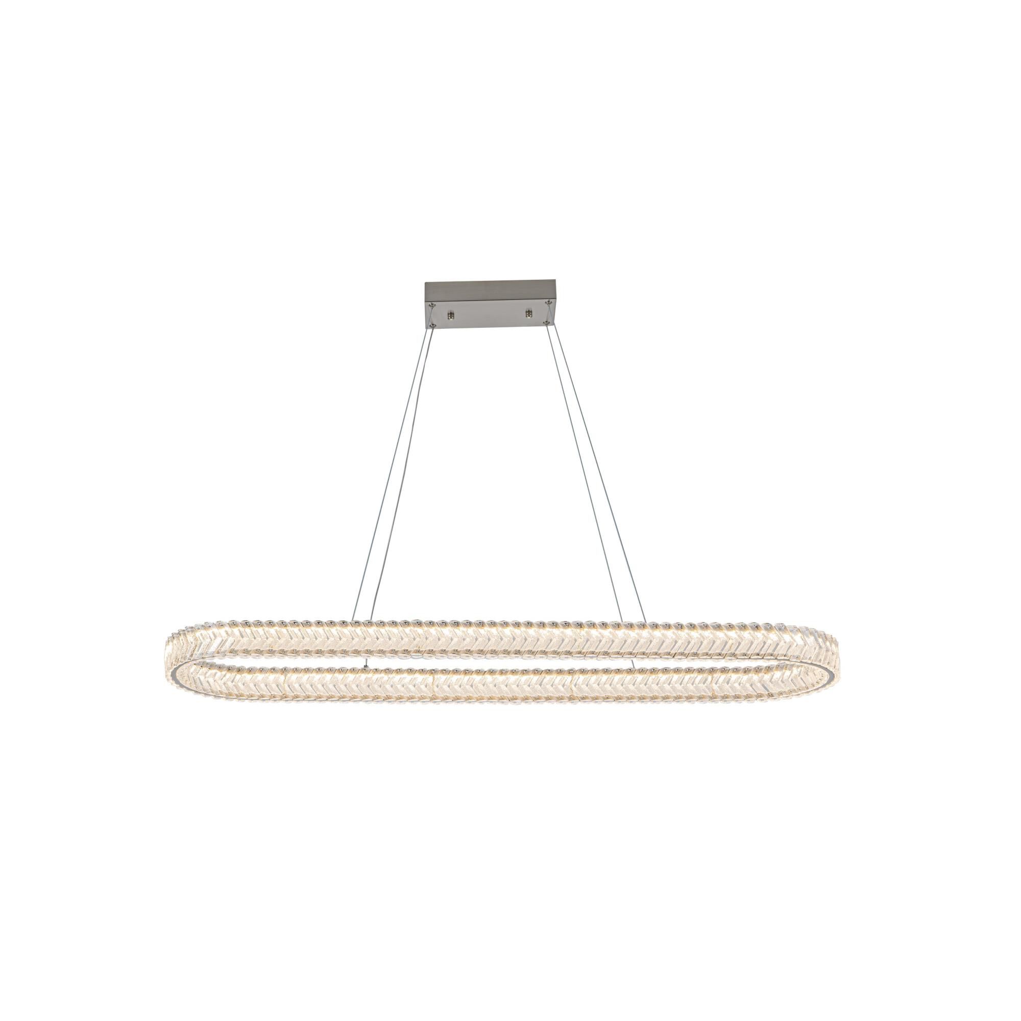 Chevron 47 Inch Linear Suspension Light by Artcraft