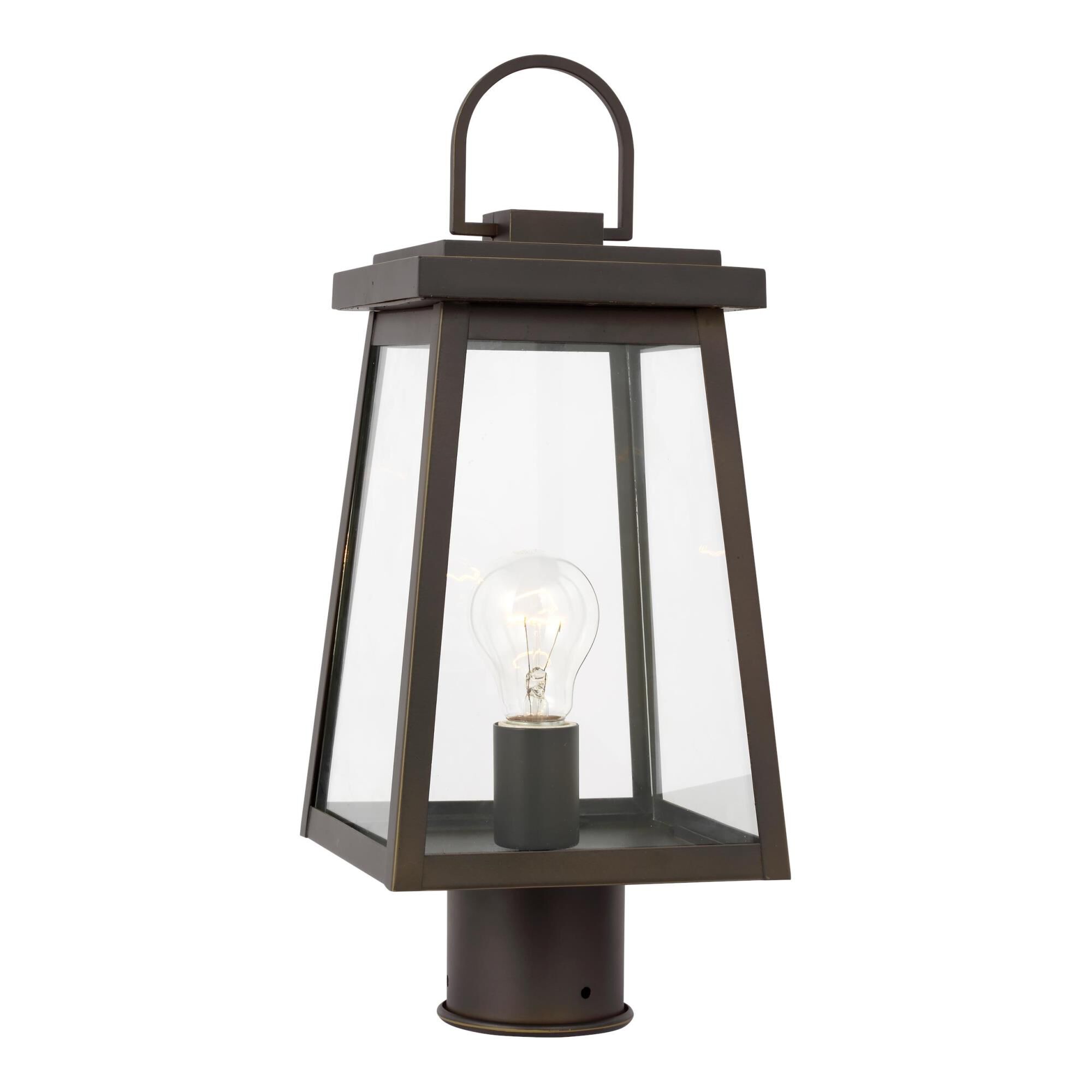 Shown in Antique Bronze finish and Clear glass and Clear Glass And Etched Opal Glass s shade
