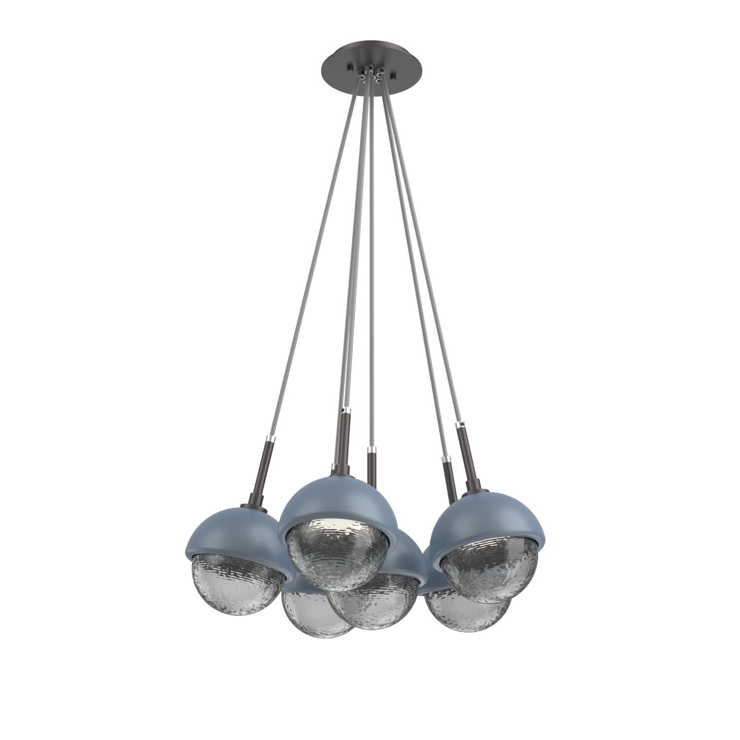 Shown in Graphite finish and Smoke glass and Poppy Blue accent