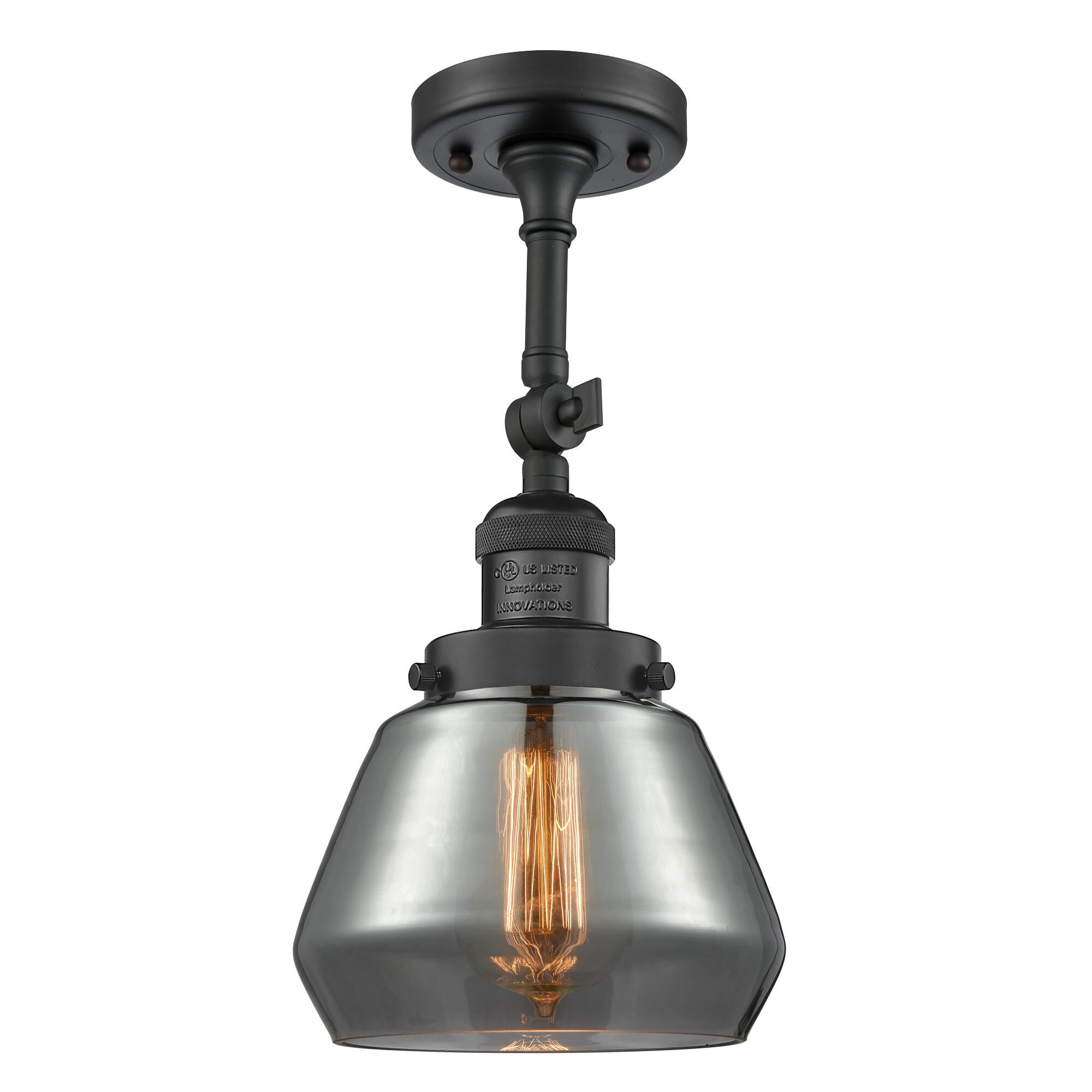 Bruno Marashlian Fulton 7 Inch 1 Light Semi Flush Mount by Innovations Lighting