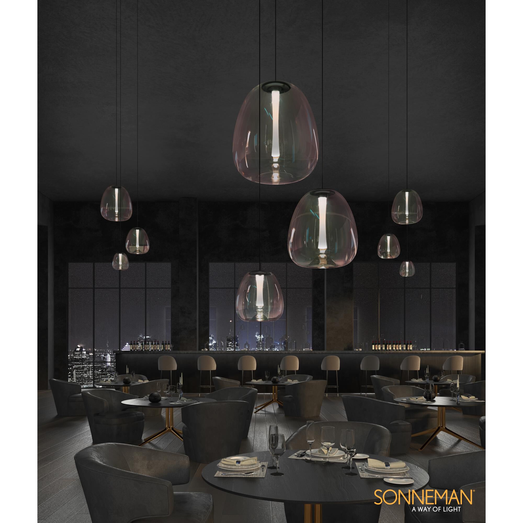 SONNEMAN Mela 13 Inch LED Large Pendant