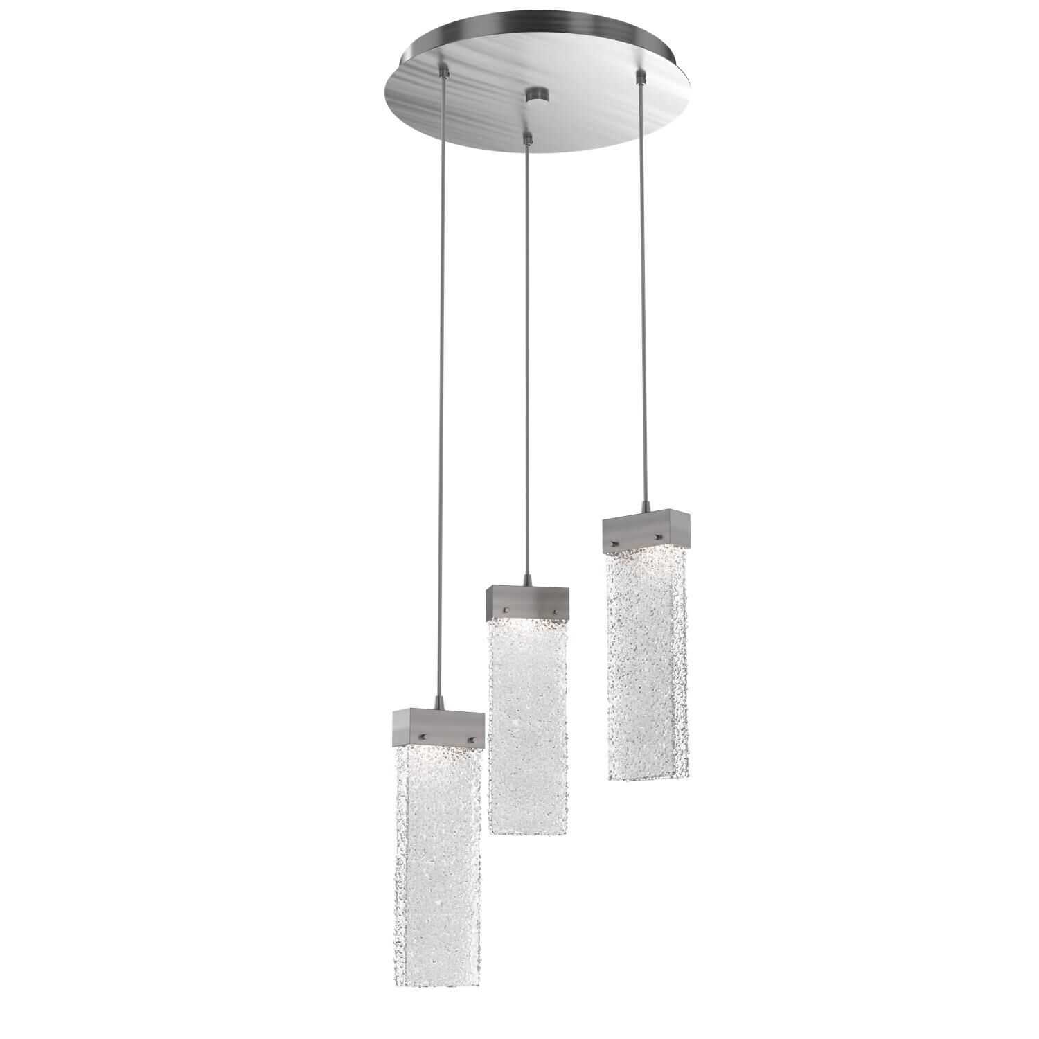 Parallel 16 Inch 3 Light LED Multi Light Pendant by Hammerton Studio