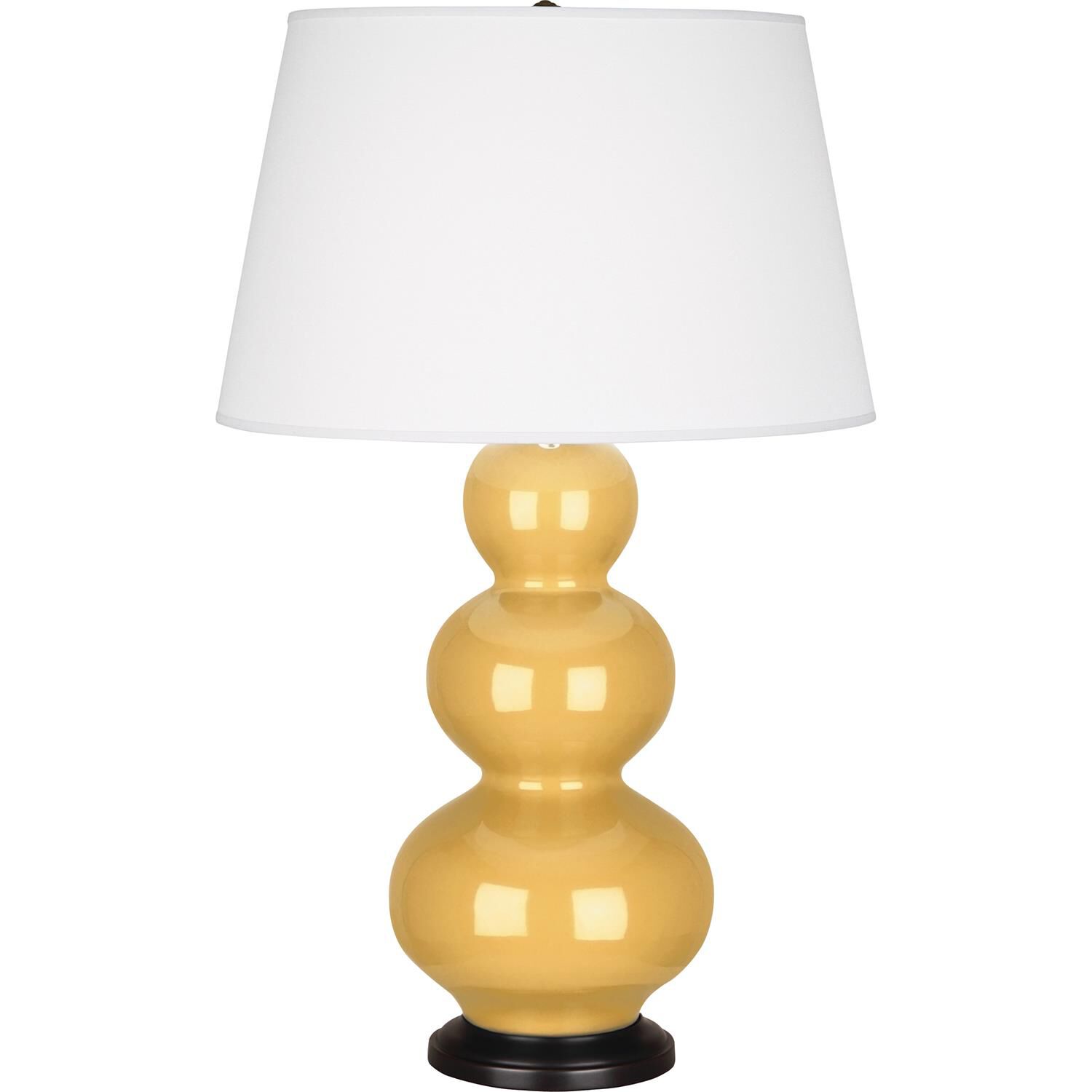 Triple Gourd 33 Inch Table Lamp by Robert Abbey