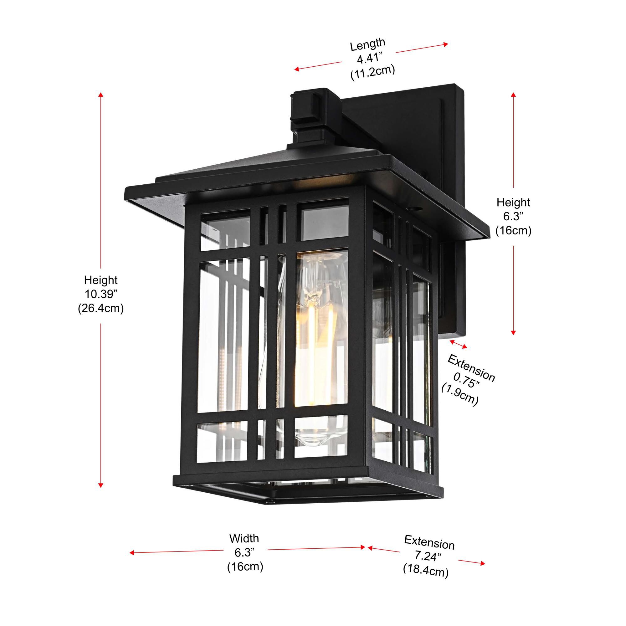 Harley 10 inch Outdoor Wall Light by Elegant Lighting