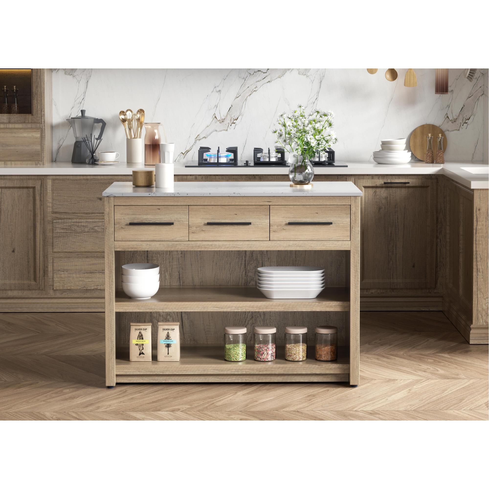 Shown in Natural Oak finish