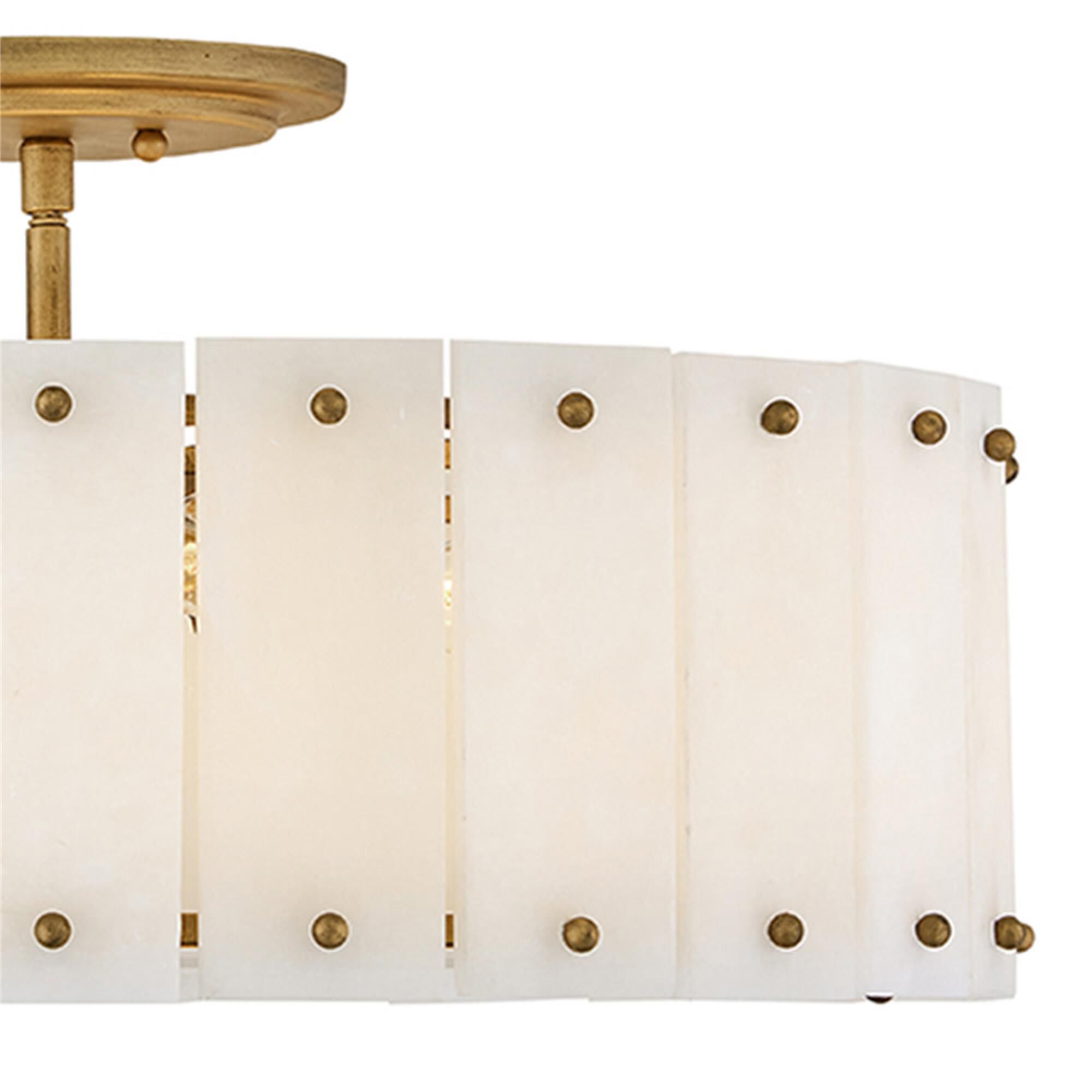 Simone 21 Inch Semi Flush Mount,